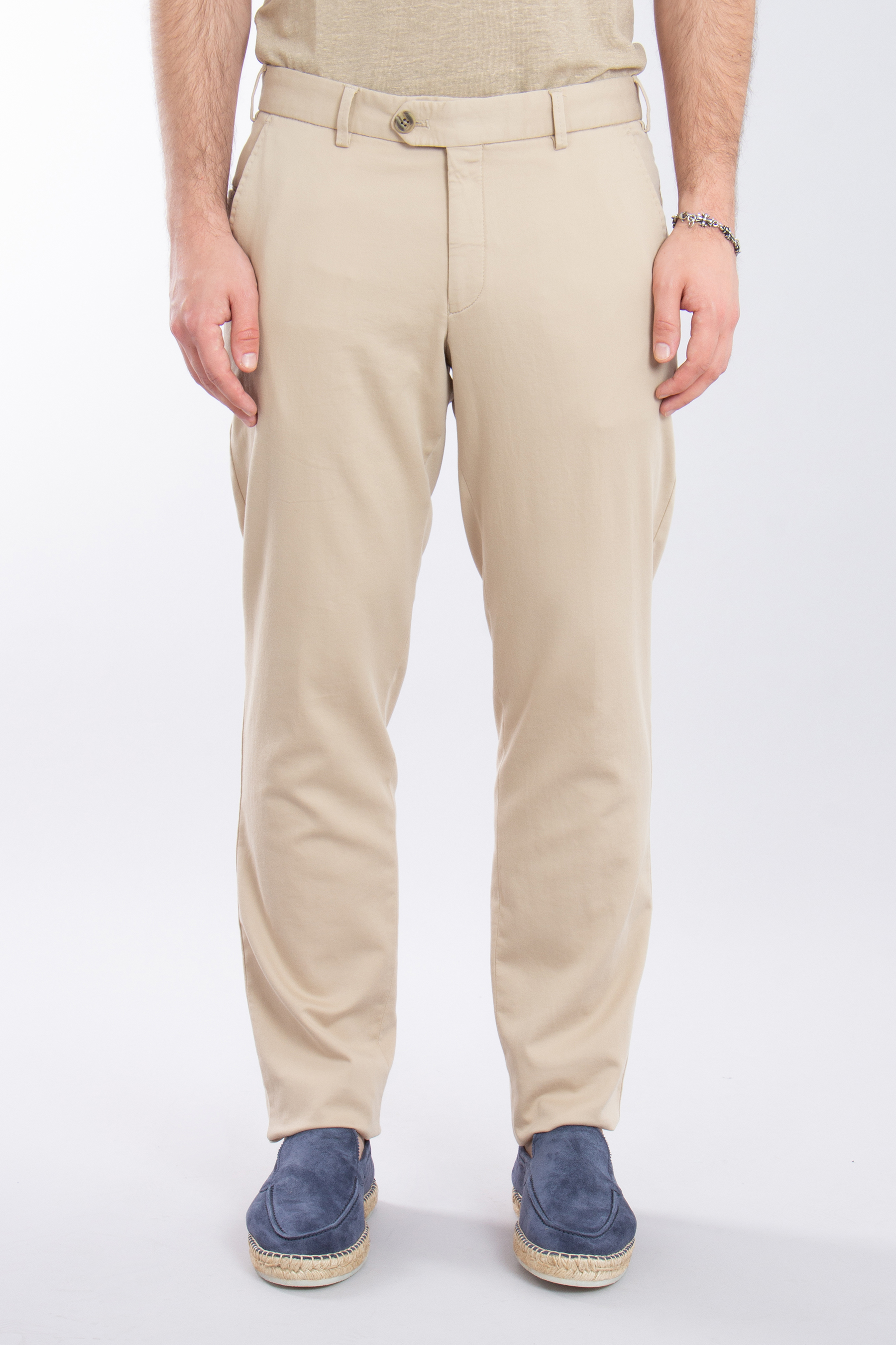 HILTL Slim Fit Cotton Stretch Chinos Tourist 2.0