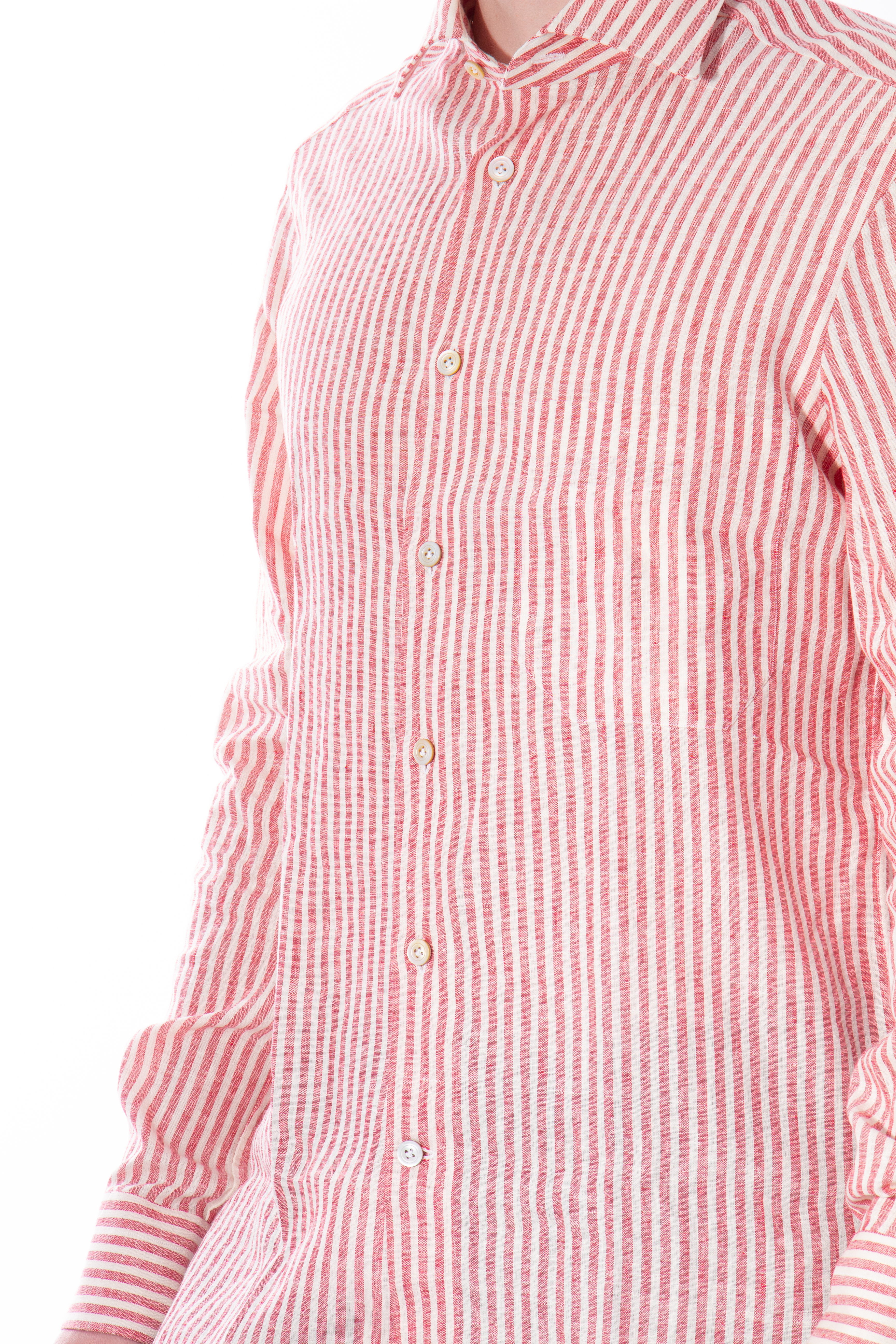 KITON Striped Linen Shirt KITON Striped Linen Shirt