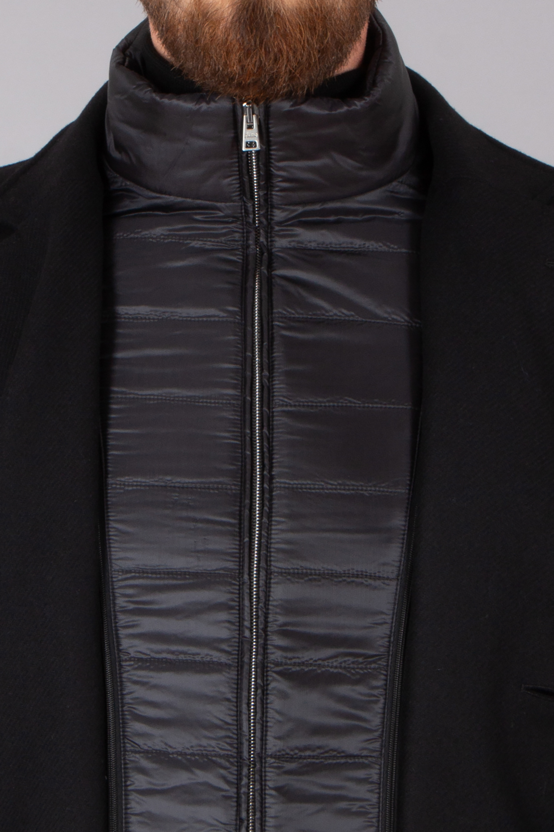 HERNO Regular Fit 2-in-1 Wool Blend Coat Bekleidung, Mantel, Jacke, Weste