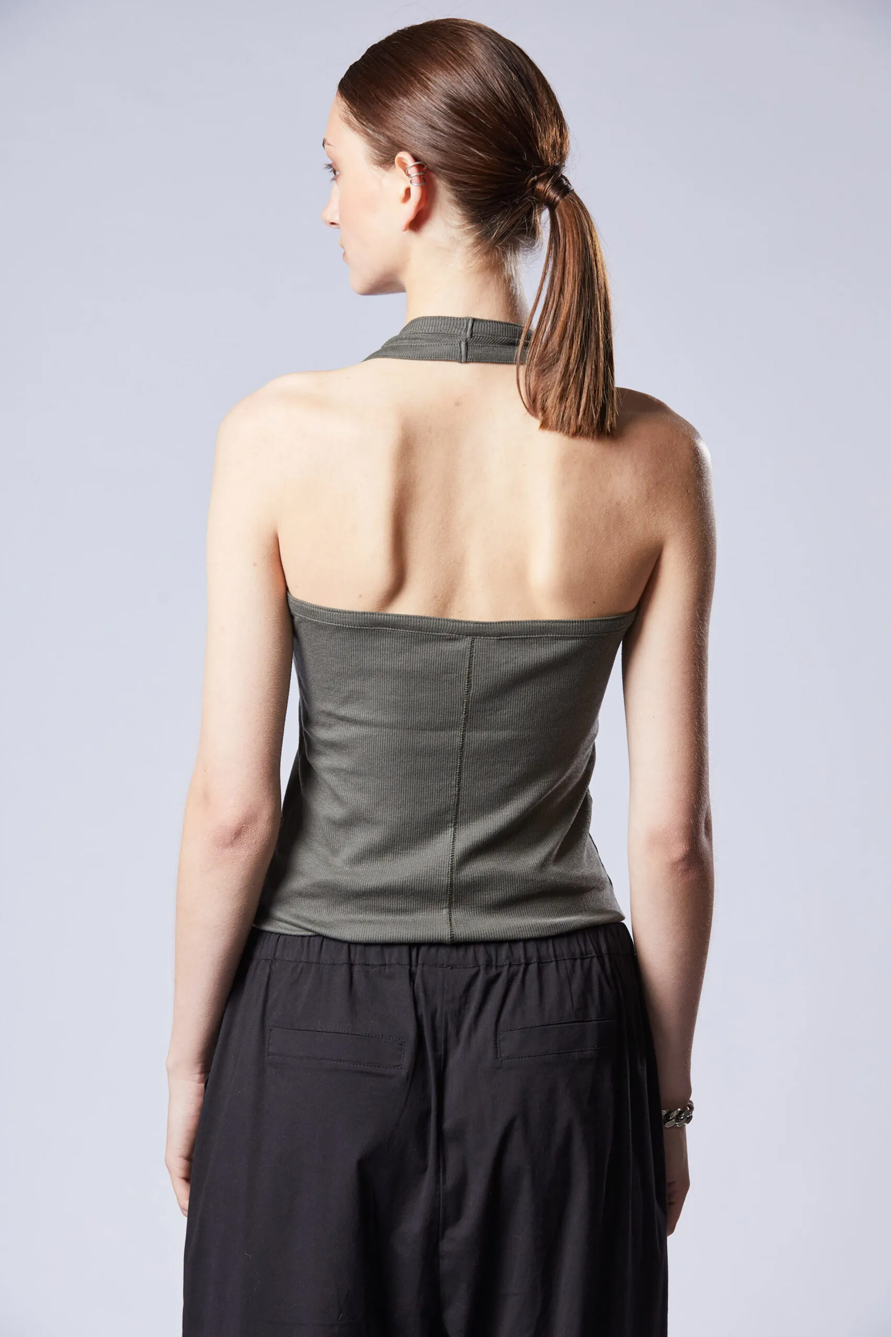 THOM KROM Tencel Stretch Neckholder Top THOM KROM Tencel Stretch Neckholder Top