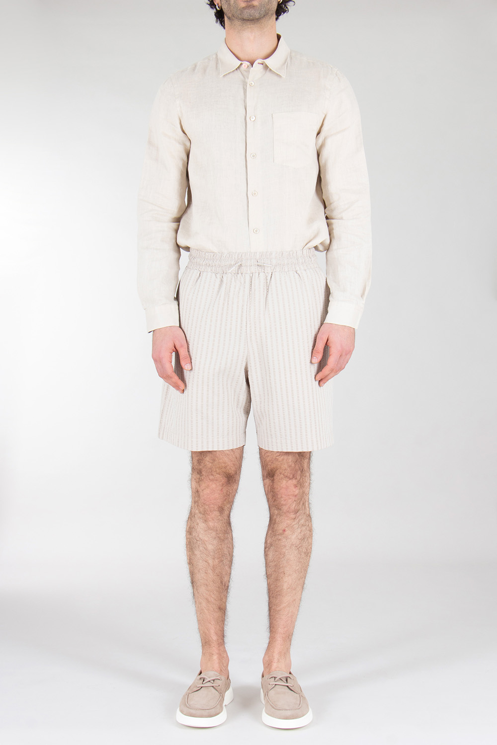 EMPORIO ARMANI Textured Bermuda Shorts