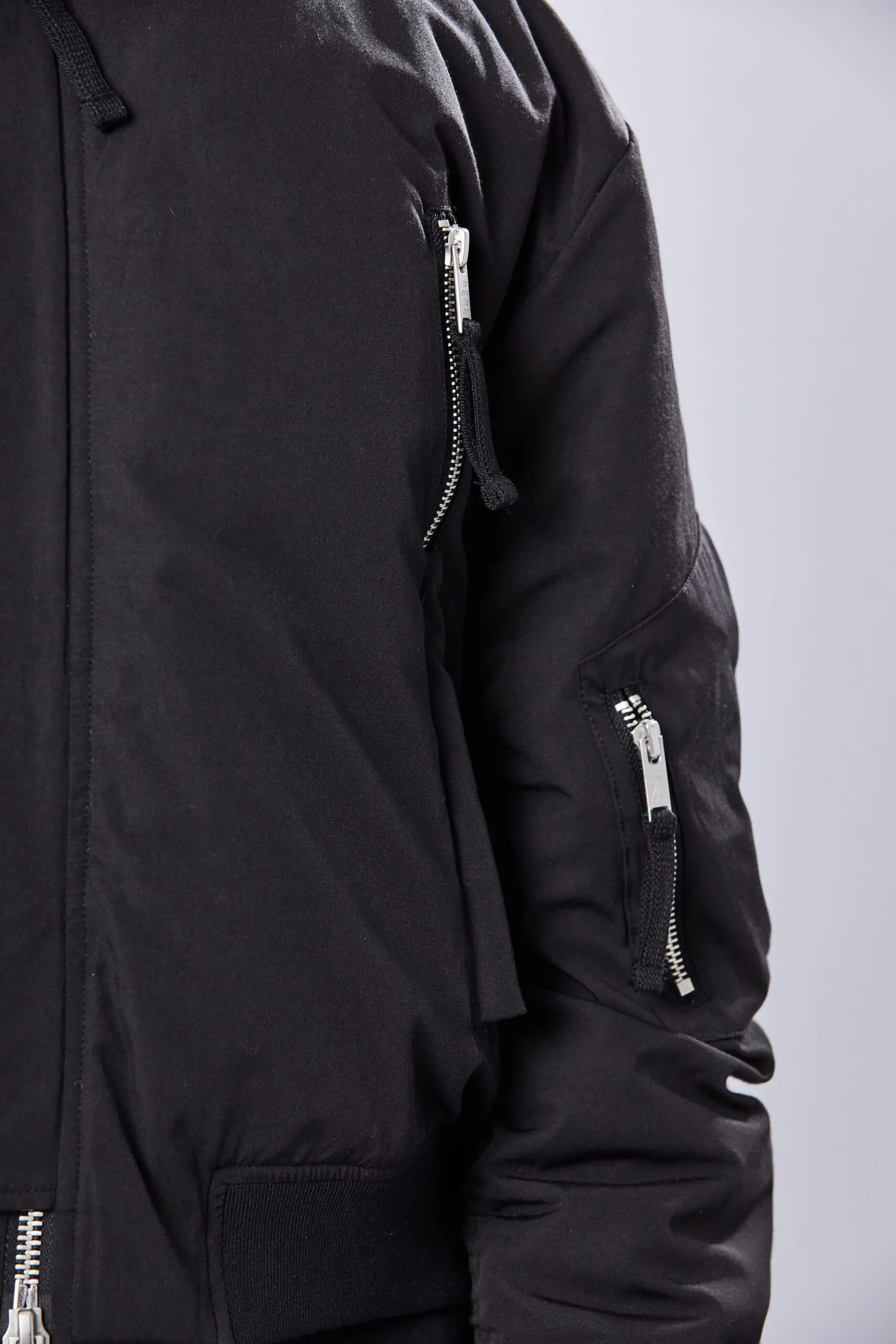 THOM KROM Padded Cotton Blend Bomber Jacket THOM KROM Padded Cotton Blend Bomber Jacket