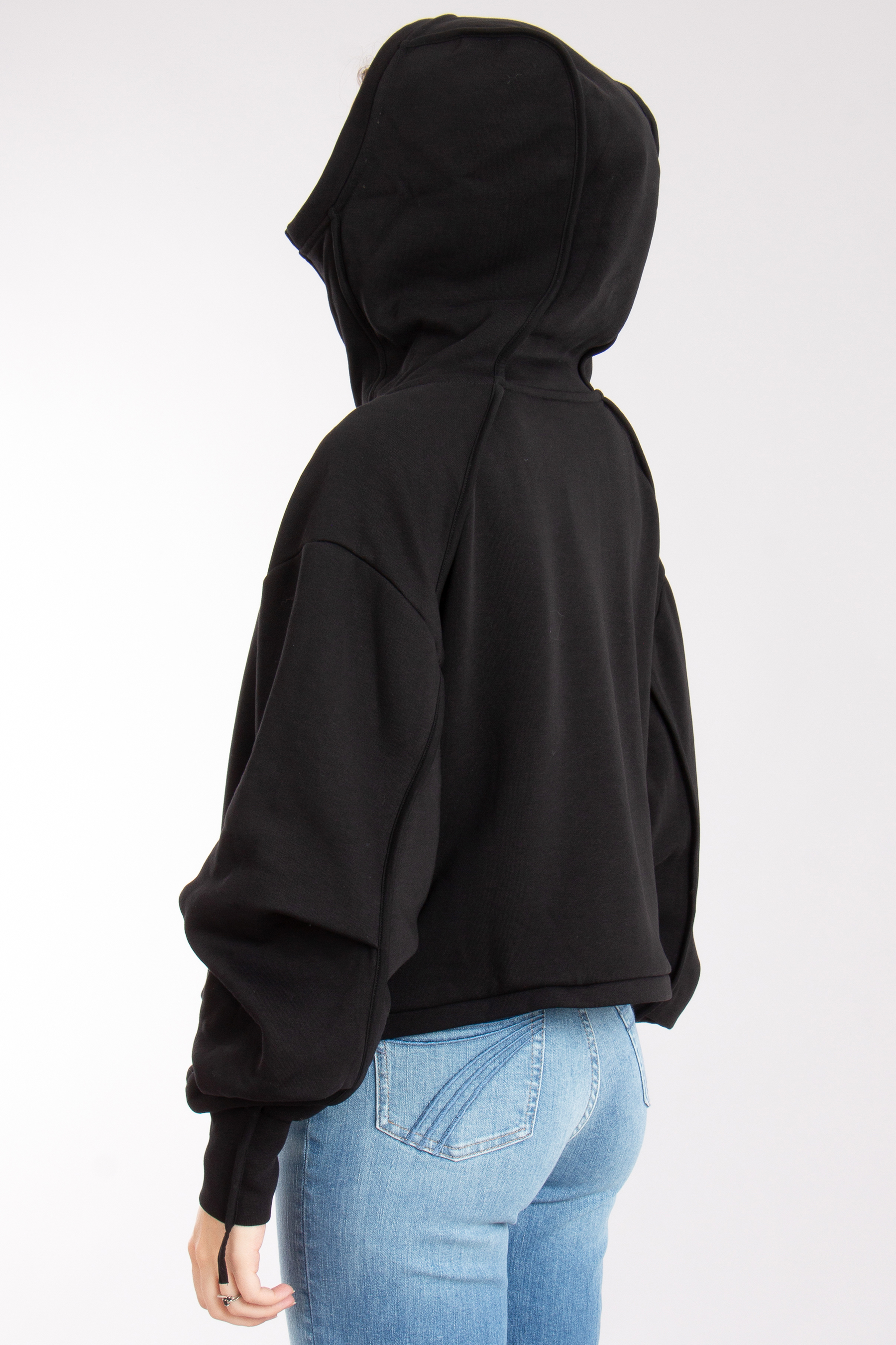 THOM KROM Hooded Cotton Blend Sweat Jacket THOM KROM Hooded Cotton Blend Sweat Jacket