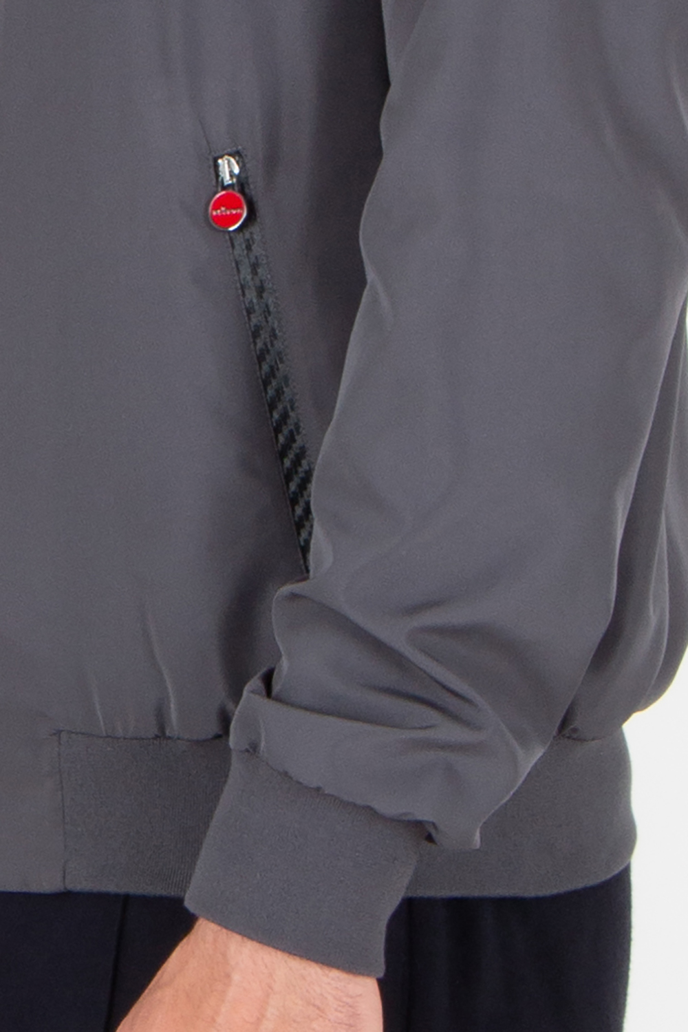 KITON Regular Fit Nylon Bomber Jacket