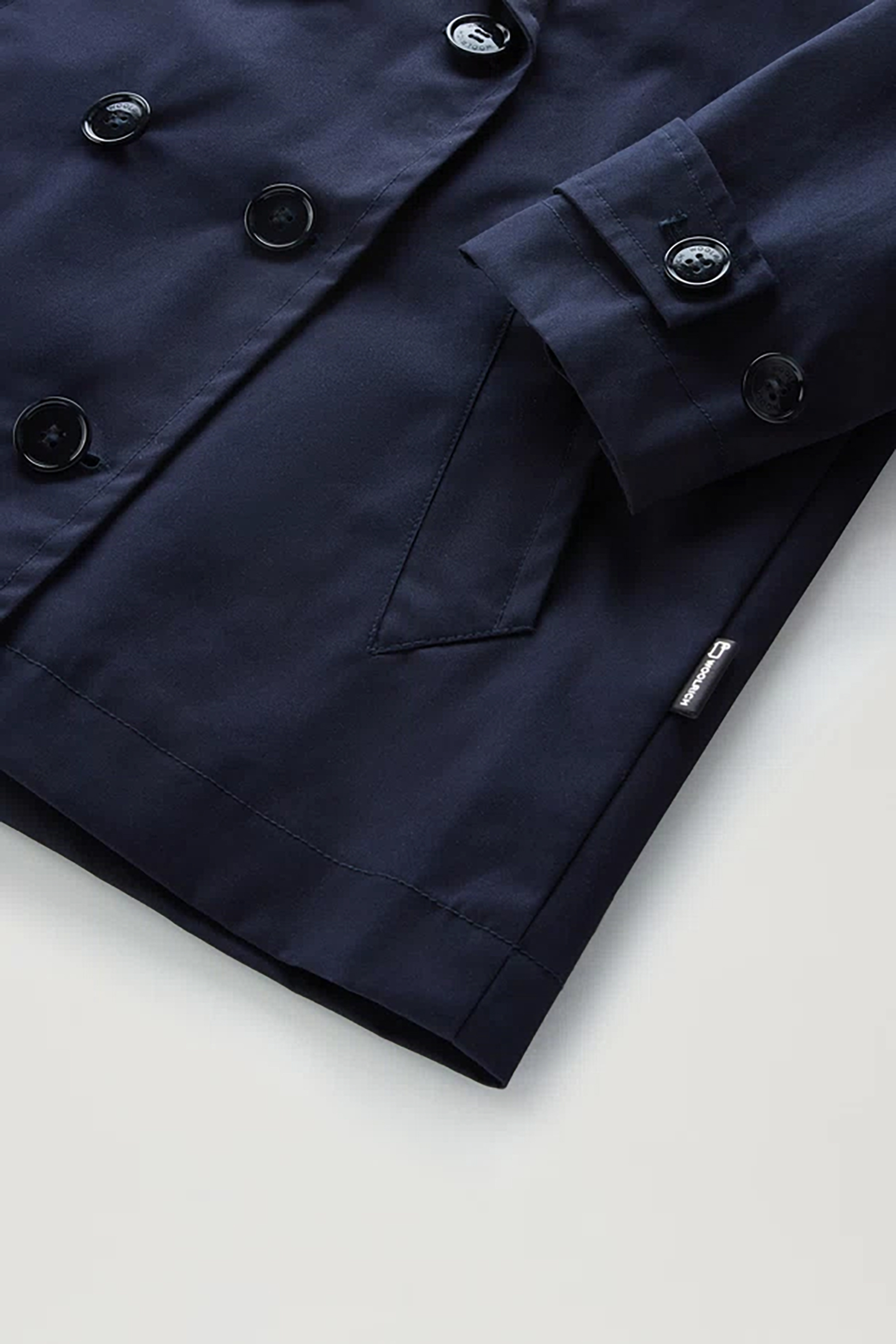 WOOLRICH Best Cotton Peacoat Havice WOOLRICH Best Cotton Peacoat Havice