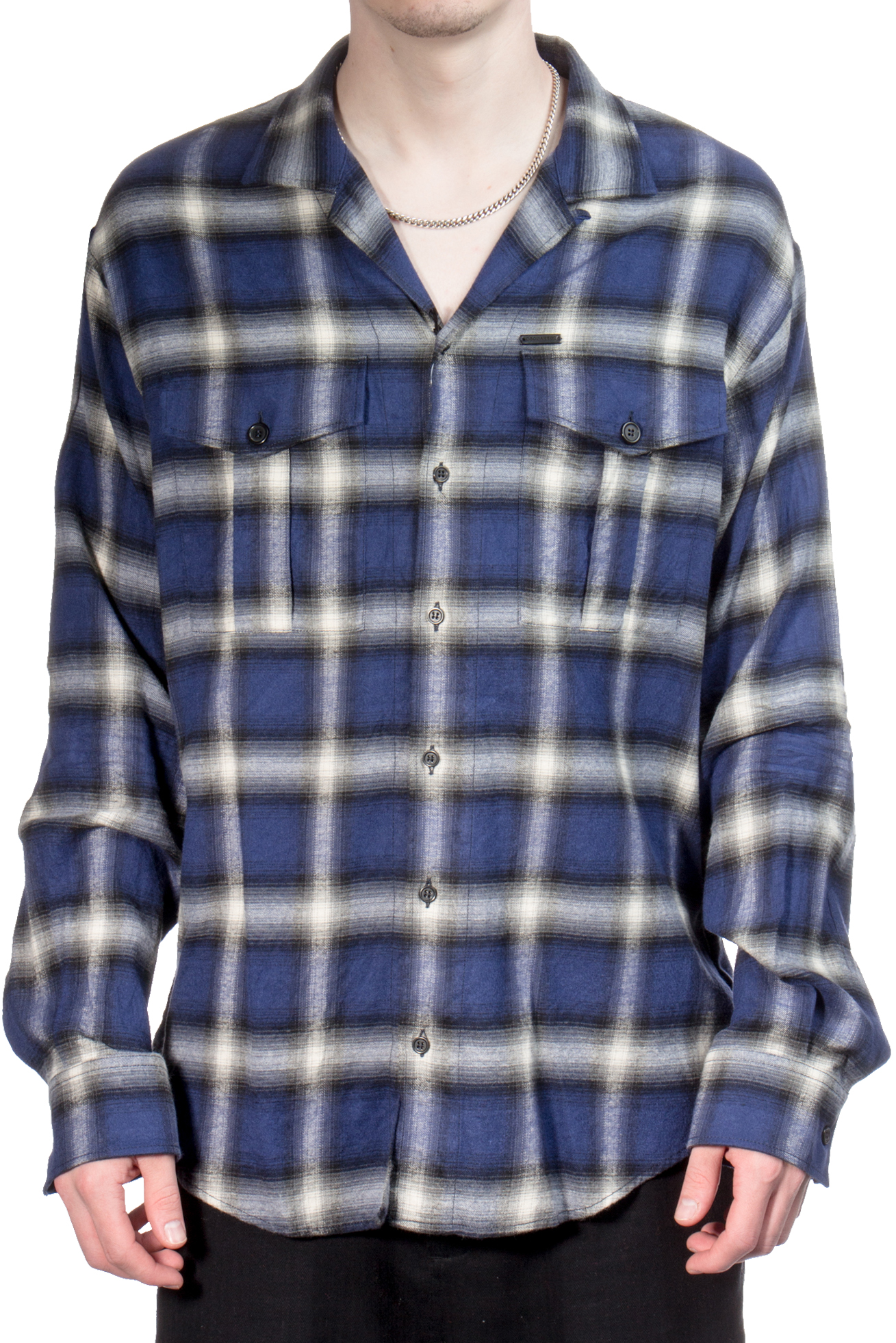 DSQUARED2 Checked Cotton Blend Flannel Shirt