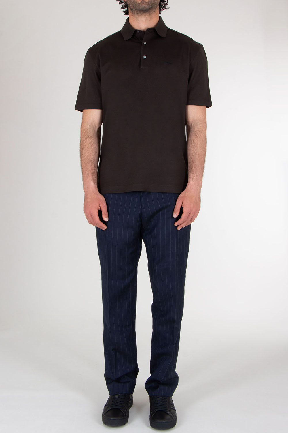 ZEGNA Cotton Piquet Polo Shirt