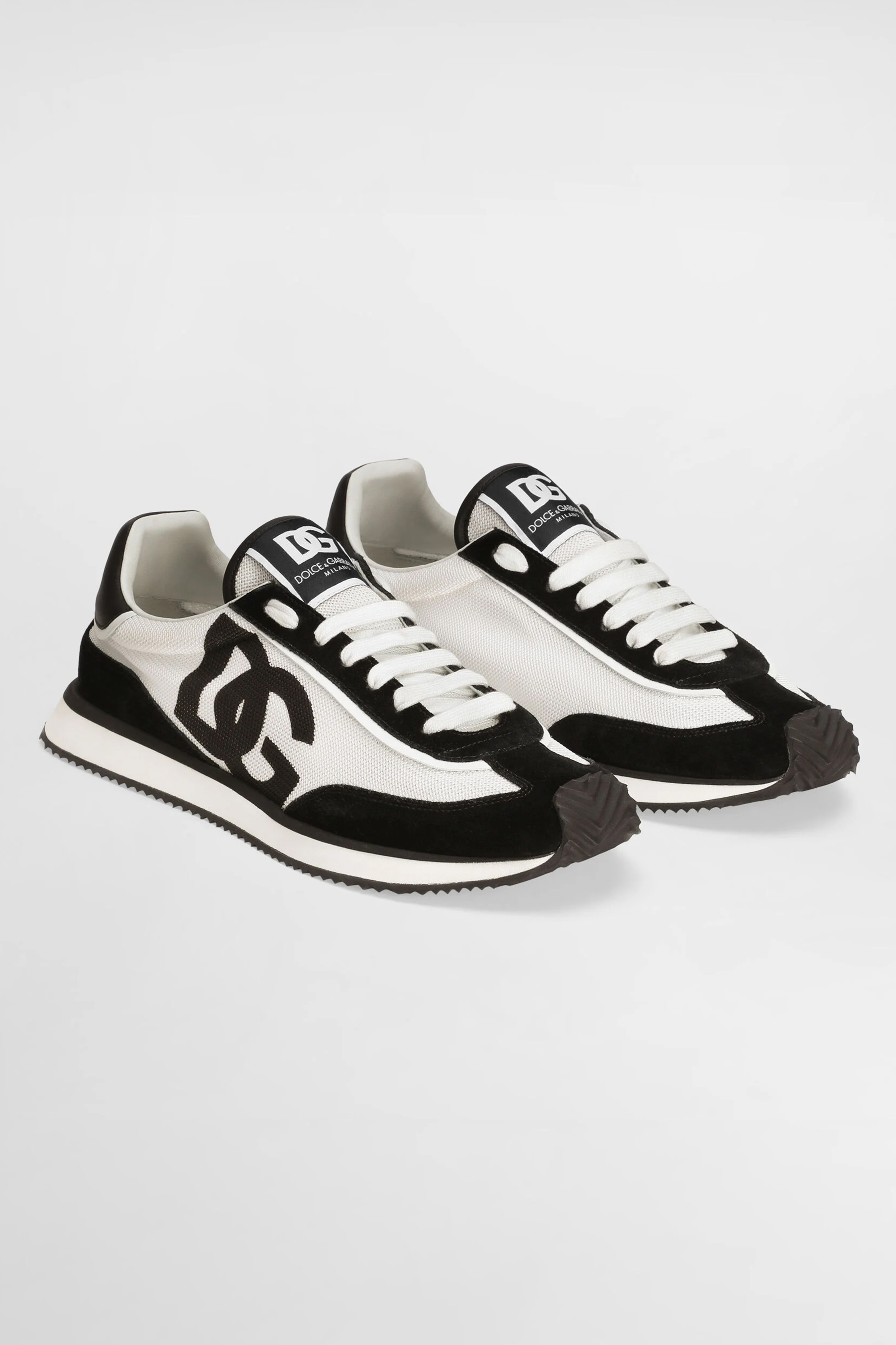 DOLCE & GABBANA Mesh & Suede Sneakers DG CUSHION DOLCE & GABBANA Mesh & Suede Sneakers DG CUSHION