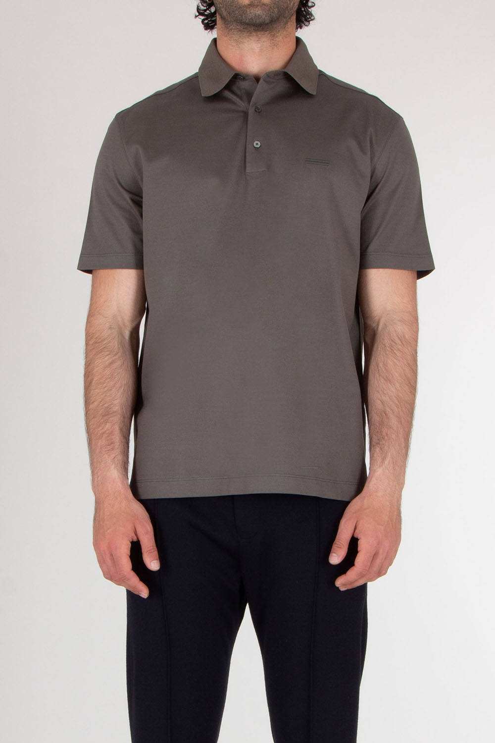 ZEGNA Cotton Piquet Polo Shirt