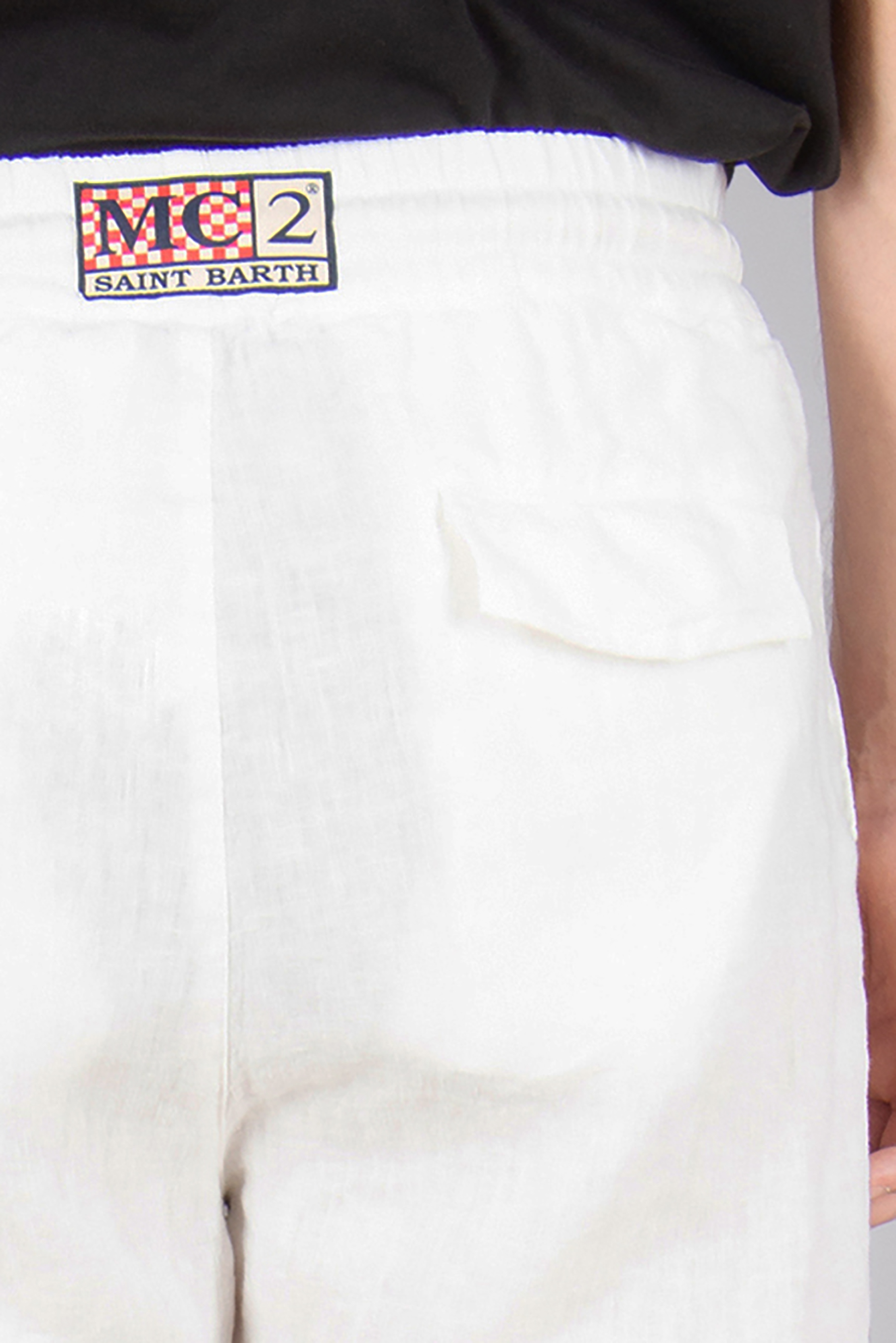 Dekoration für Zuhause, Leinen, Kurze Hosen, Hosen, Person