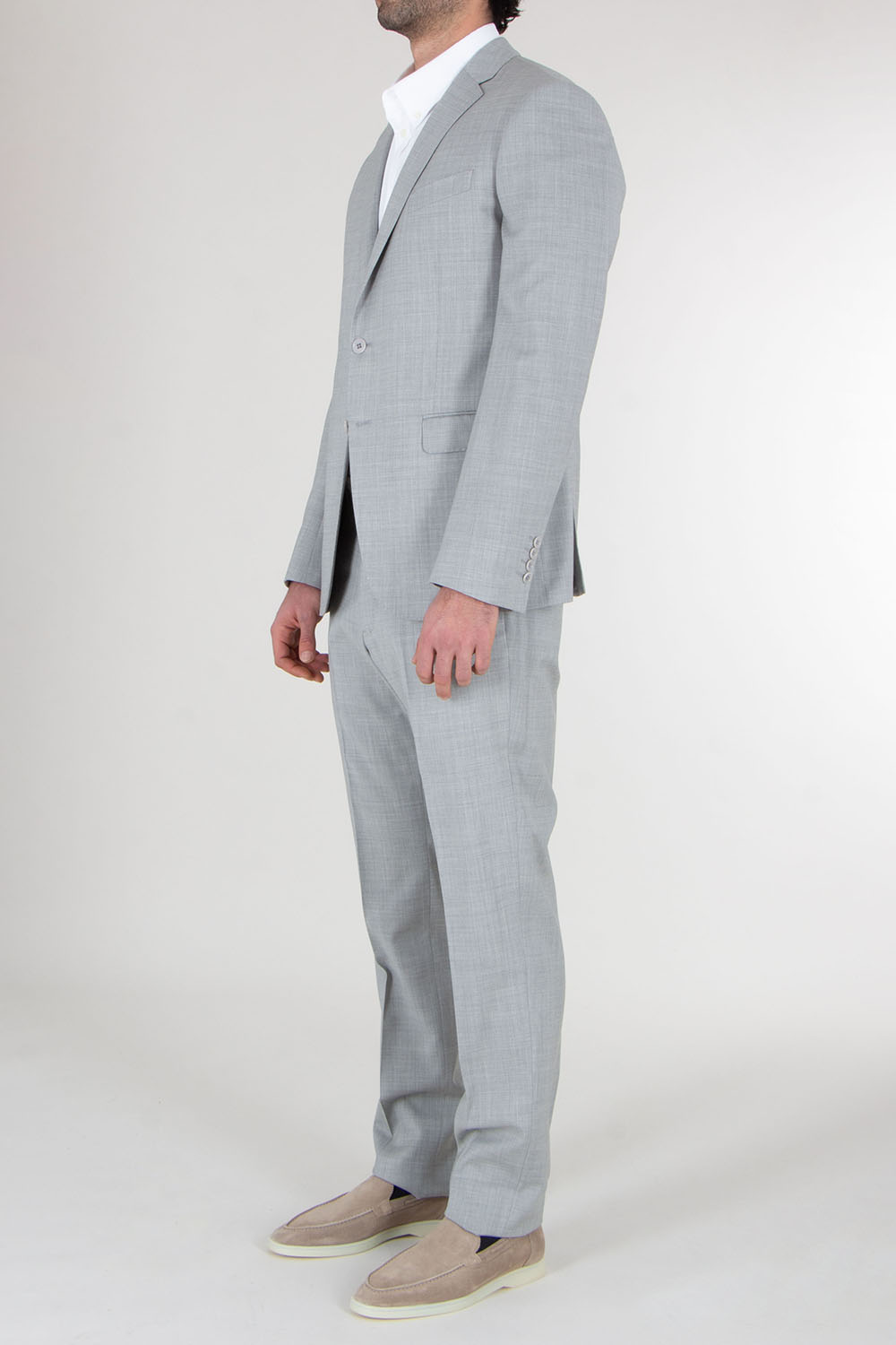 EMPORIO ARMANI Regular Fit Two Button Wool Suit