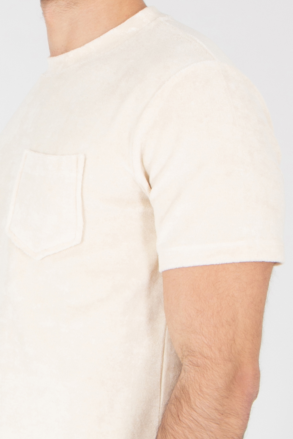 AURÉLIEN Slim Fit Cotton Blend Terry T-Shirt