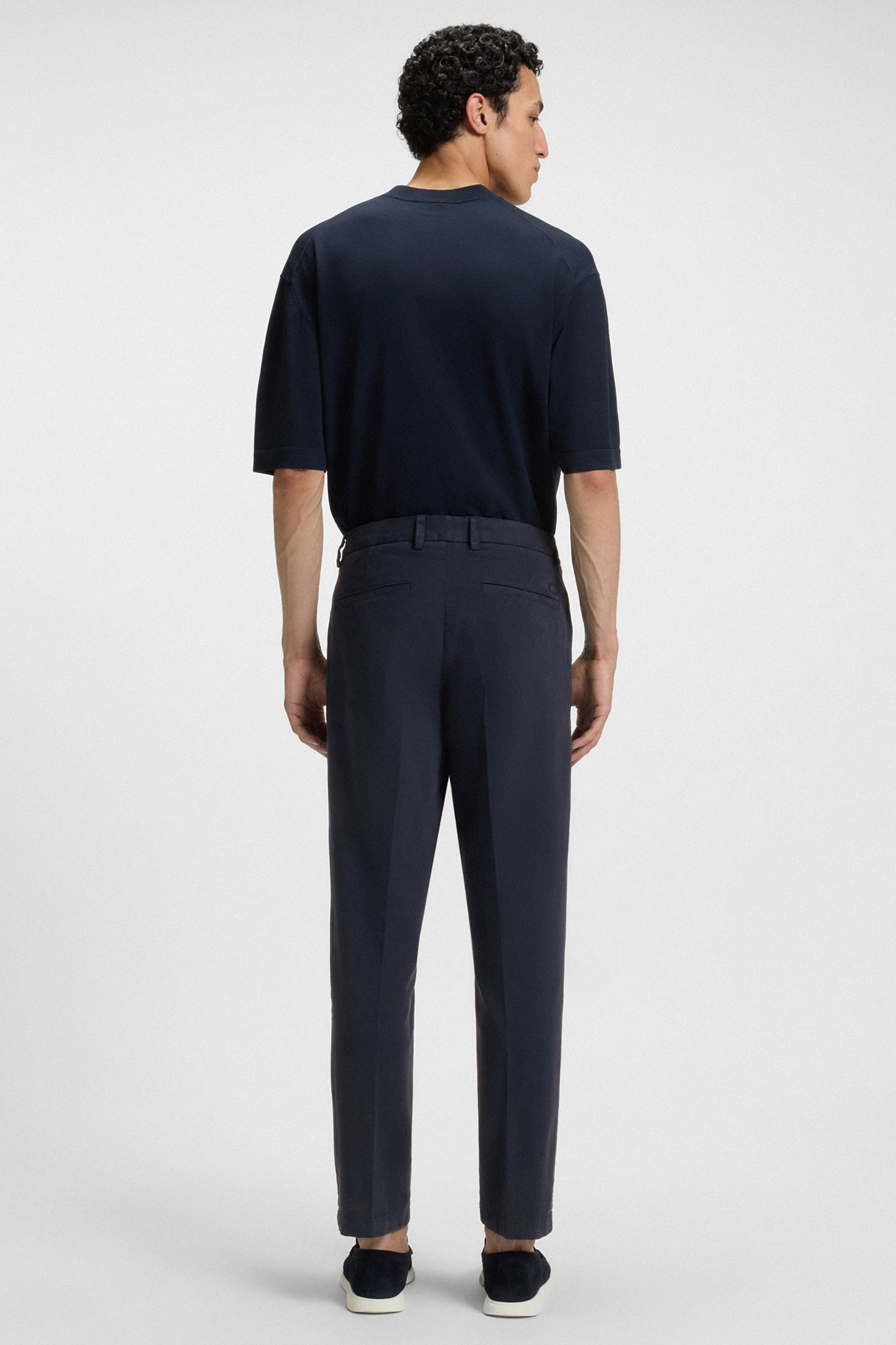 BOSS Modern Regular Fit Brushed Cotton Stretch Twill Pants H-Kane Hosen, Erwachsener, Männlich, Mann, Person