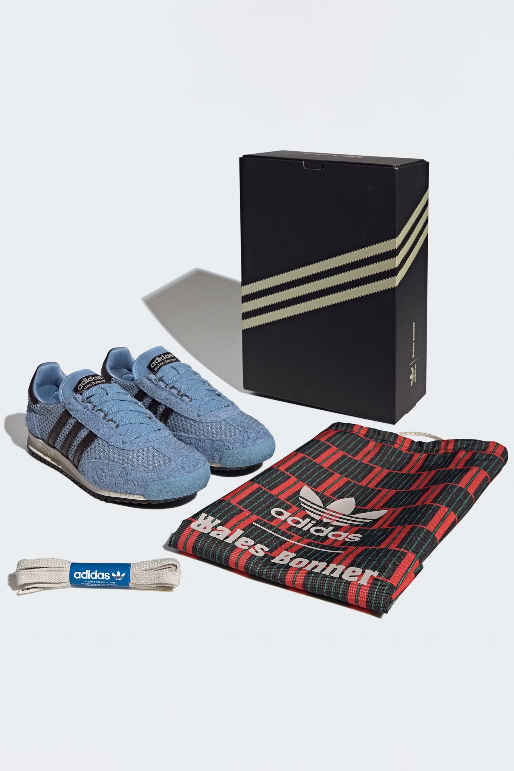 ADIDAS X Wales Bonner Mesh & Suede Sneakers SL76 ADIDAS X Wales Bonner Mesh & Suede Sneakers SL76