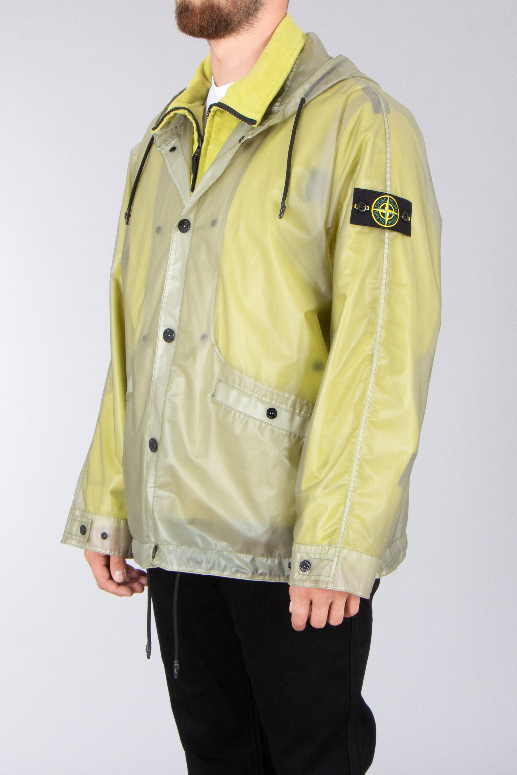 STONE ISLAND Regular Fit Translucent Cover + Cotton Moleskin Jacket STONE ISLAND Regular Fit Translucent Cover + Cotton Moleskin Jacket