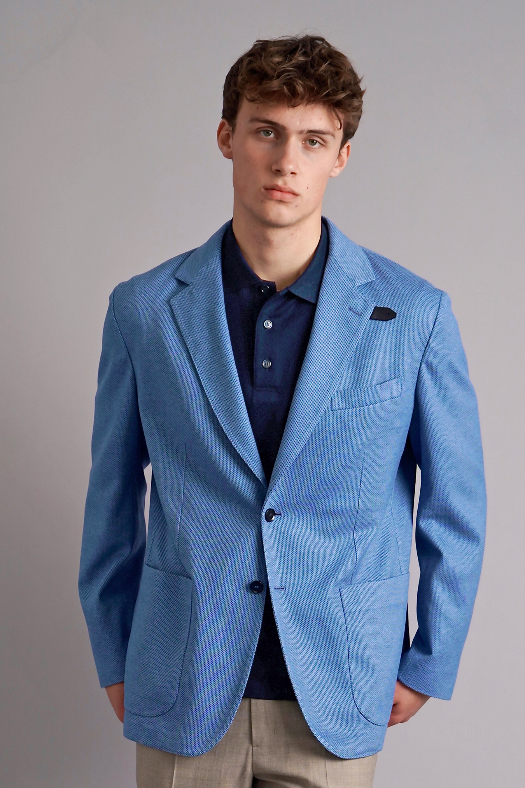 BRIONI Regular Fit Silk-Cotton Jersey Jacket