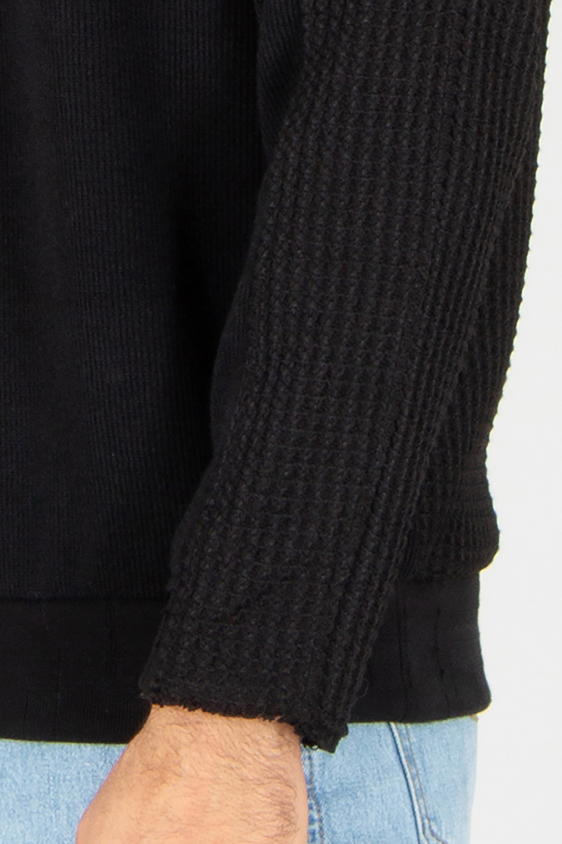 Strickwaren, Pullover, Langarm, Ärmel, Jeans