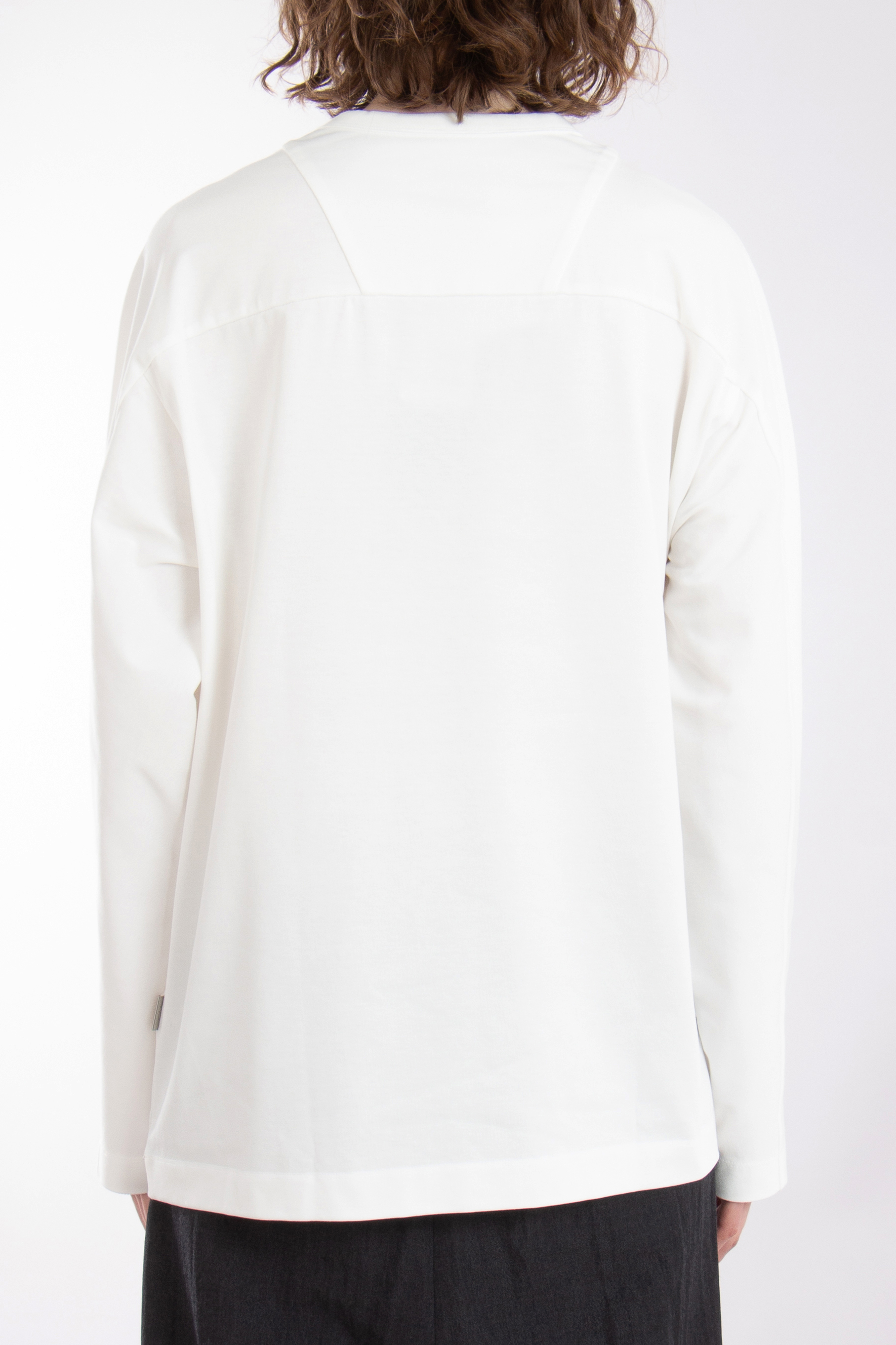 JUUN.J Embroidered Oversized Cotton Jersey Long Sleeve T-Shirt JUUN.J Embroidered Oversized Cotton Jersey Long Sleeve T-Shirt