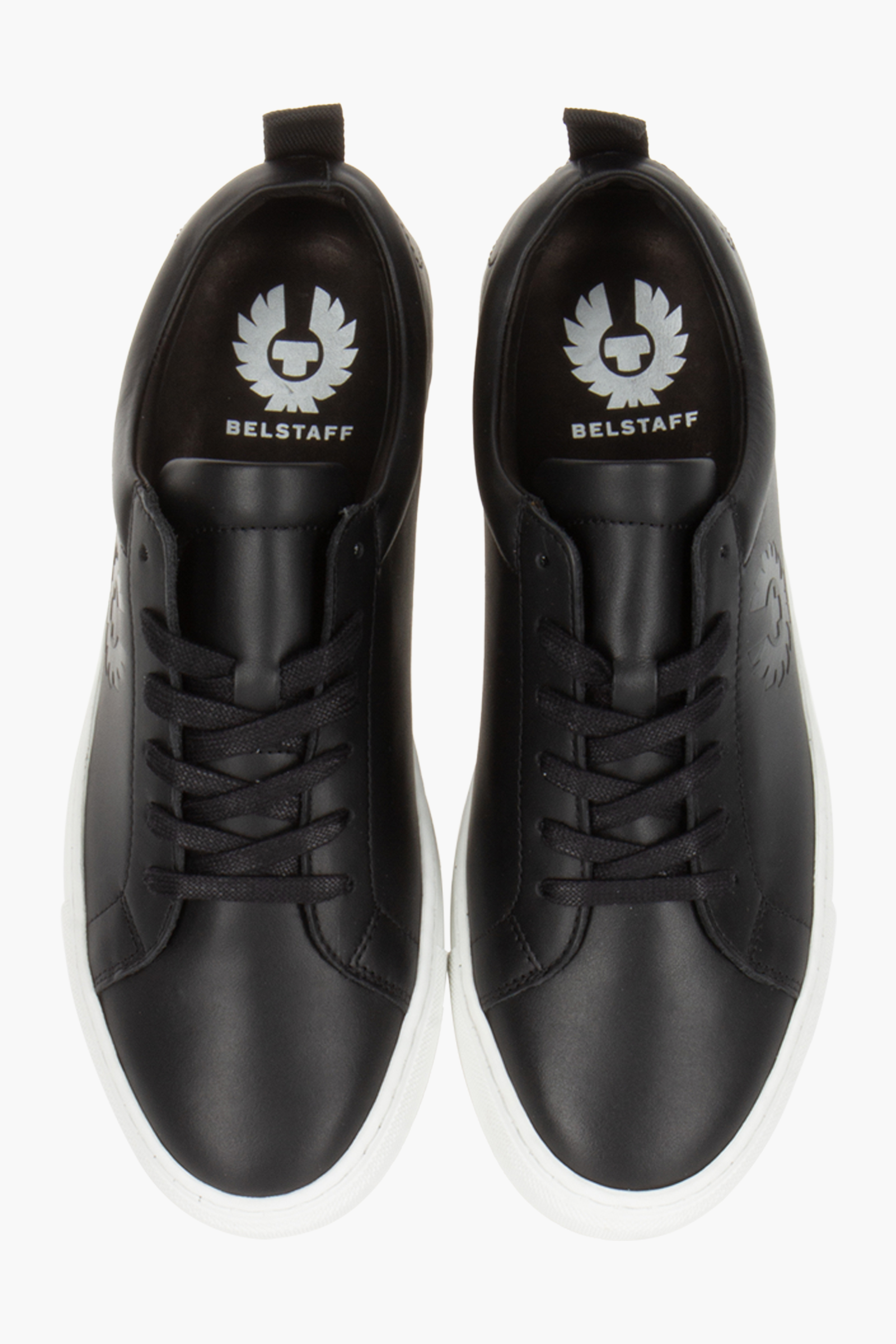 BELSTAFF Leather Sneakers Walton Bekleidung, Schuhwerk, Schuh, Sneaker