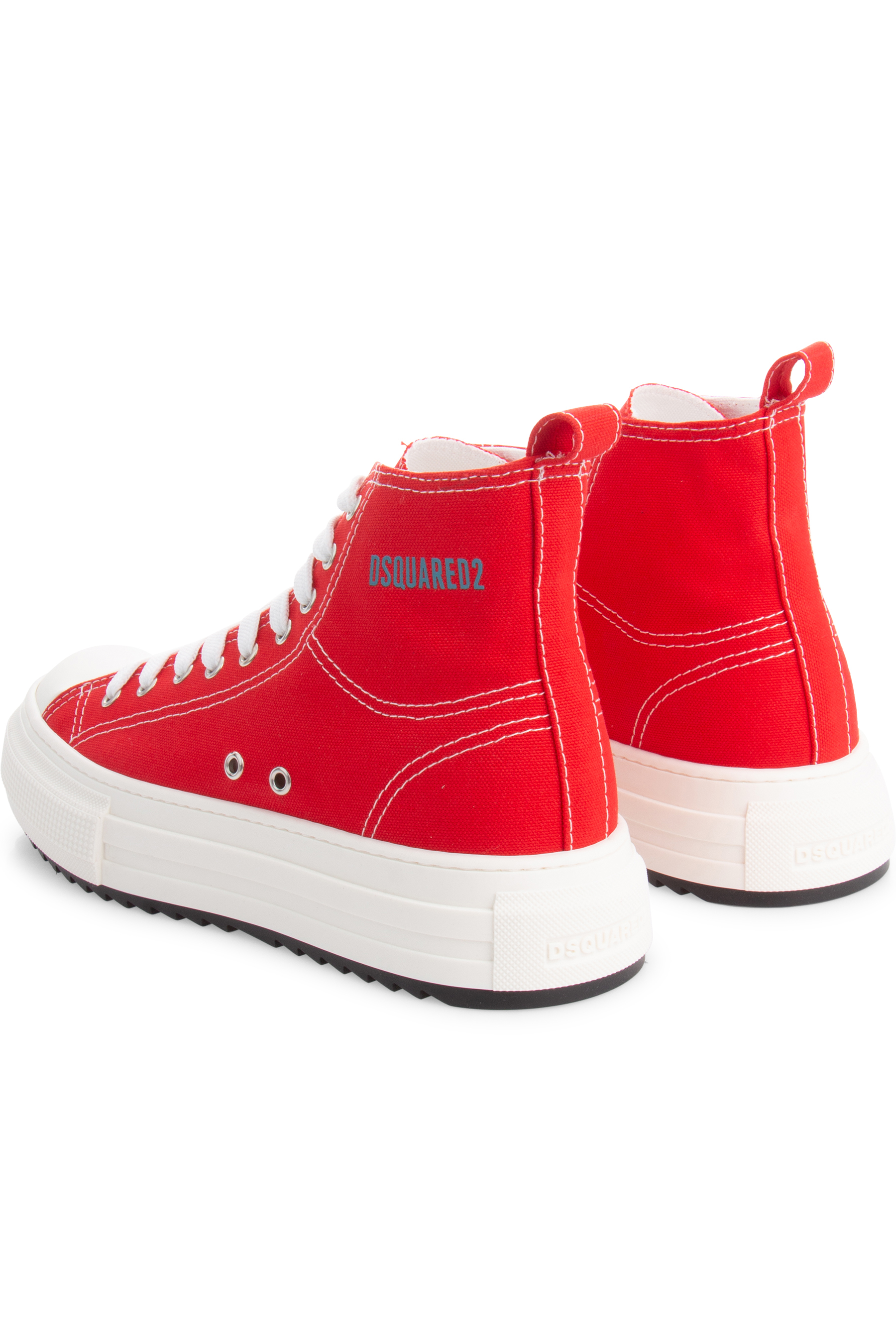 DSQUARED2 High Top Canvas Sneakers Berlin DSQUARED2 High Top Canvas Sneakers Berlin