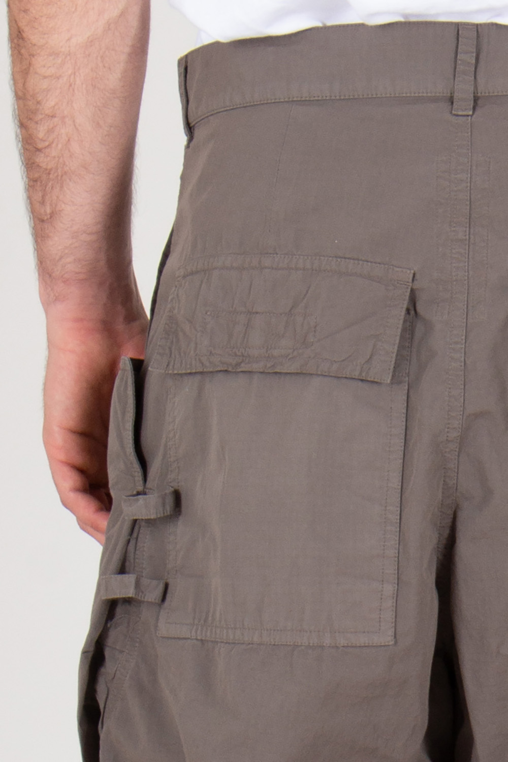 RICK OWENS DRKSHDW Relaxed Fit Organic Ripstop Cotton Cargo Pants Stefan