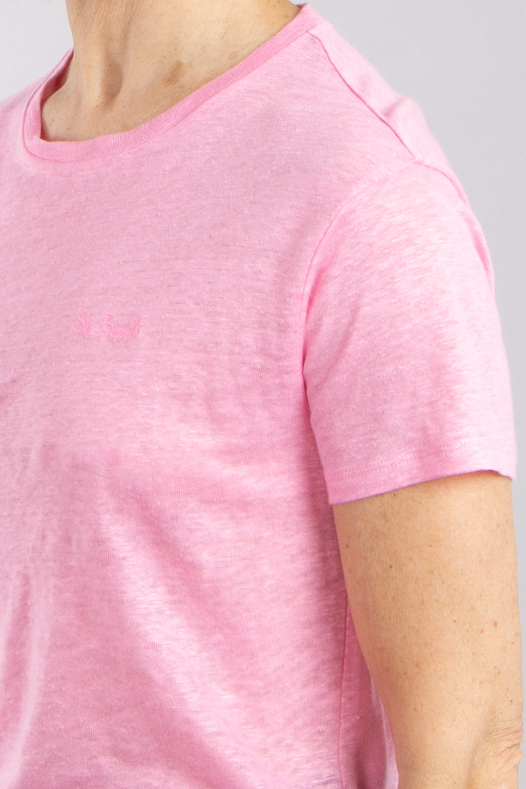 MC 2 SAINT BARTH Premium Linen T-Shirt Emilie