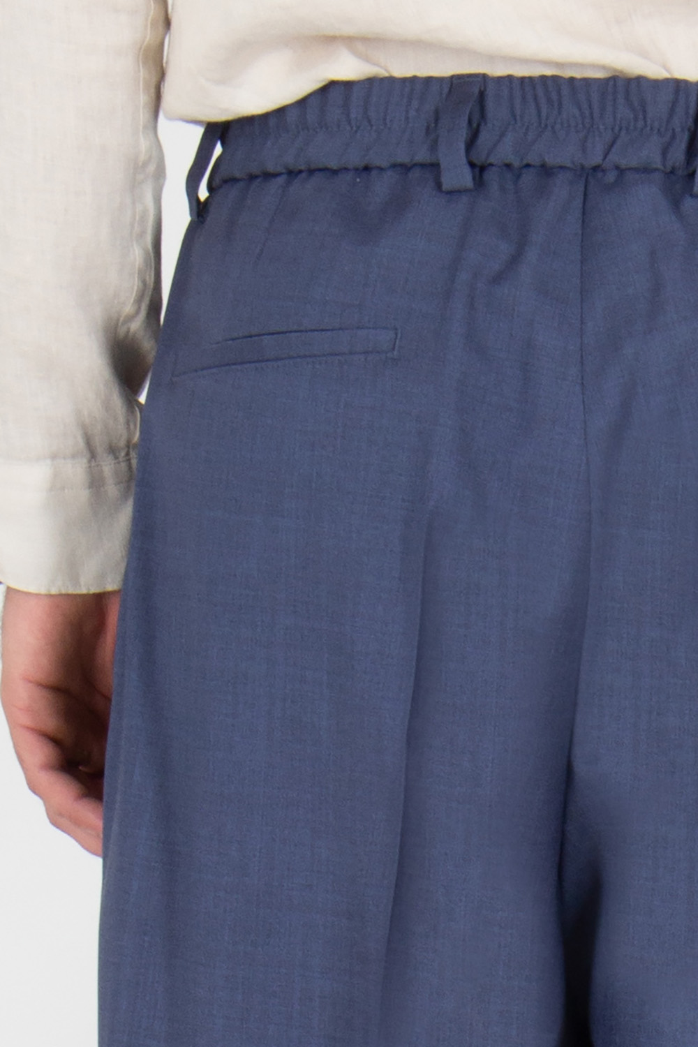 BOSS Loose Leg Virgin Wool Trousers P-Phil