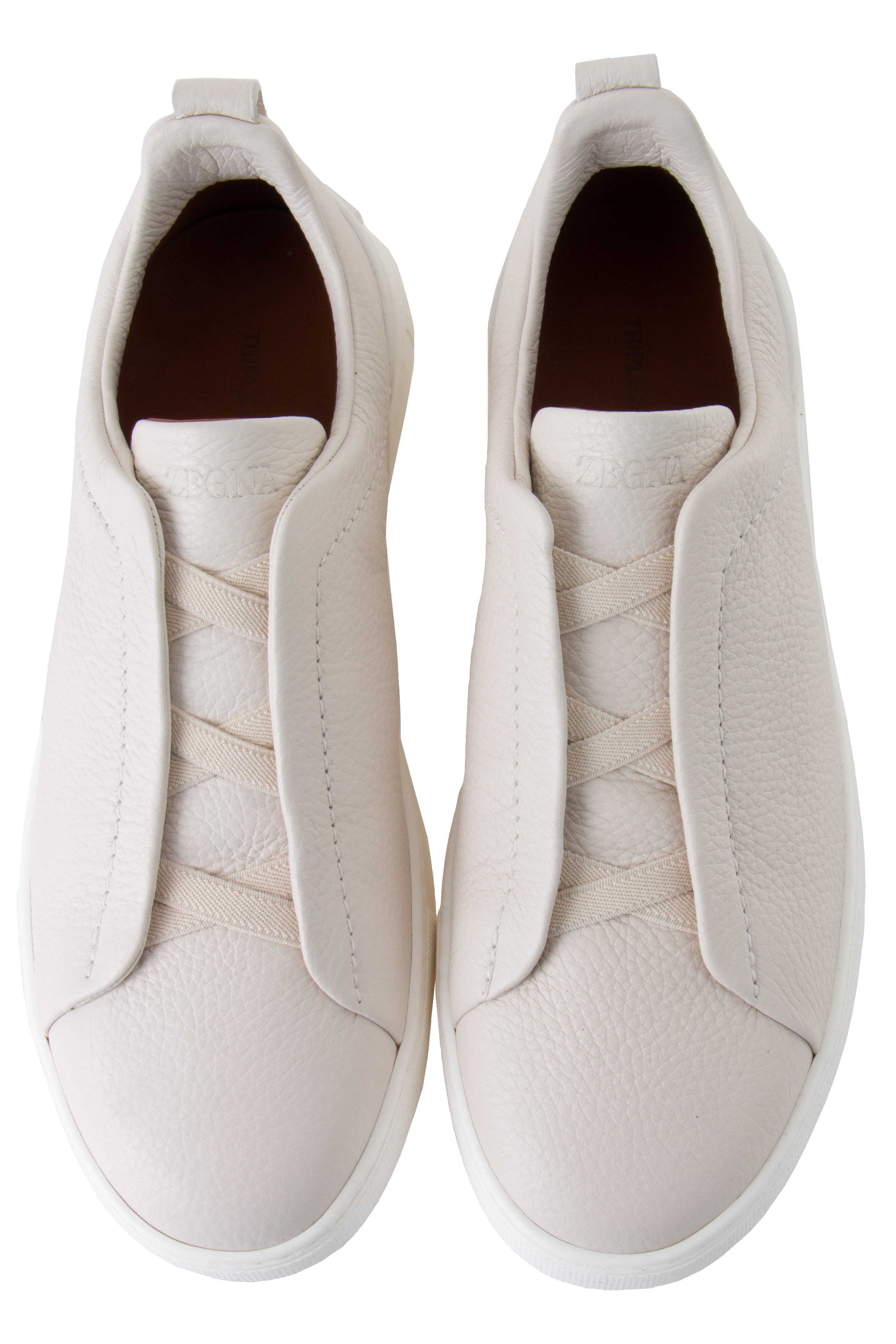 ZEGNA Leather Sneakers Triple Stitch ZEGNA Leather Sneakers Triple Stitch