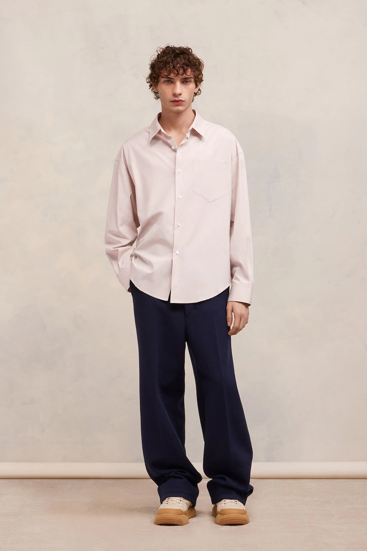 AMI PARIS Cotton Poplin Shirt AMI PARIS Cotton Poplin Shirt