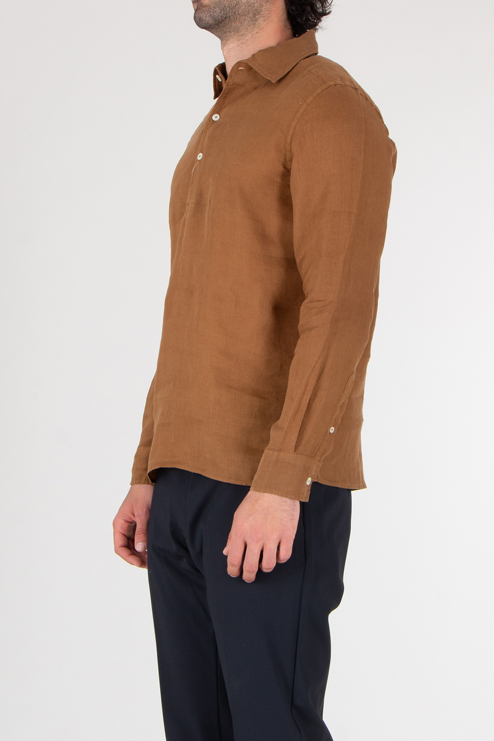 MC2 SAINT BARTH Casual Linen Tunic Shirt