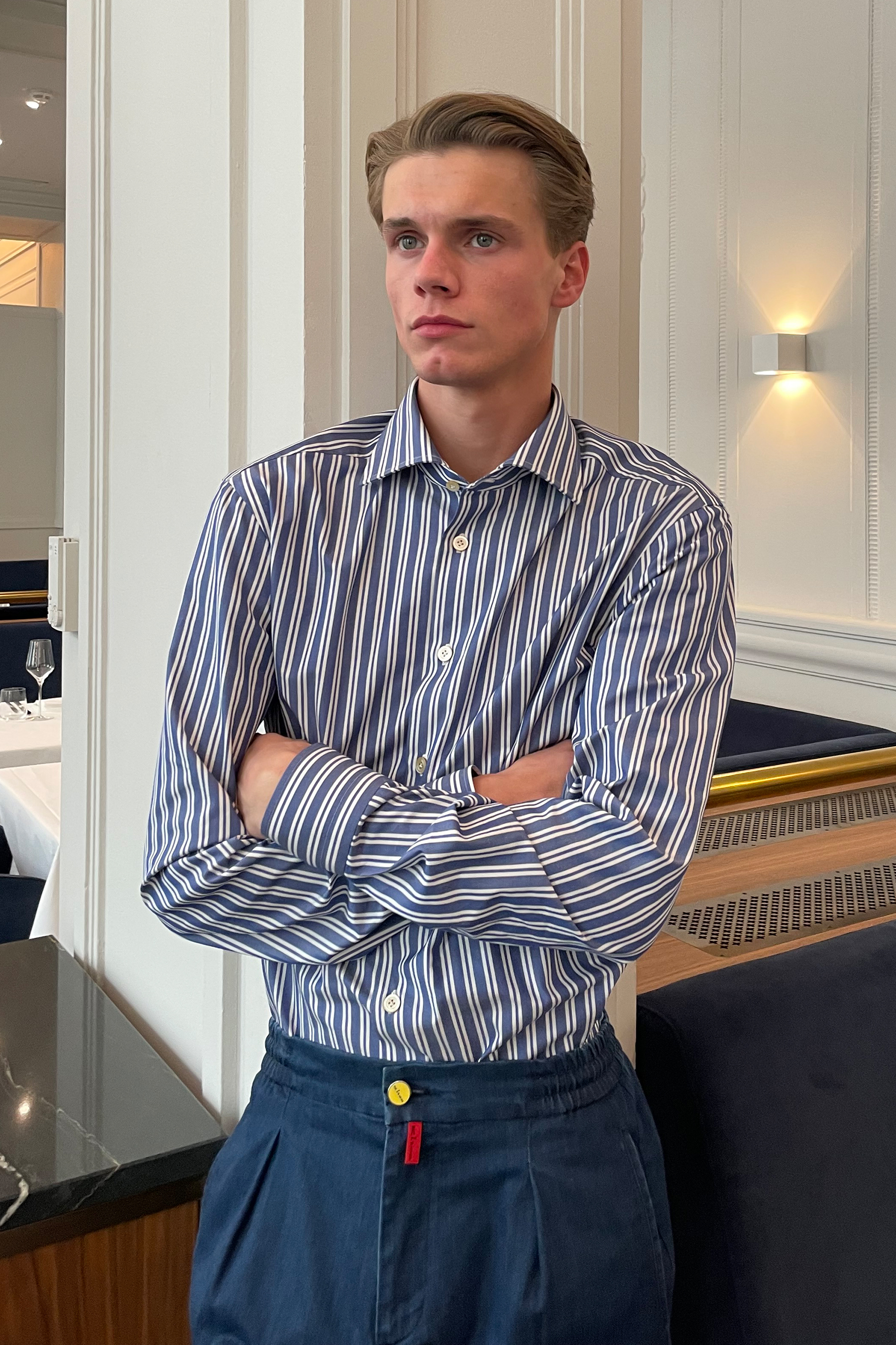 KITON Striped Cotton Shirt KITON Striped Cotton Shirt