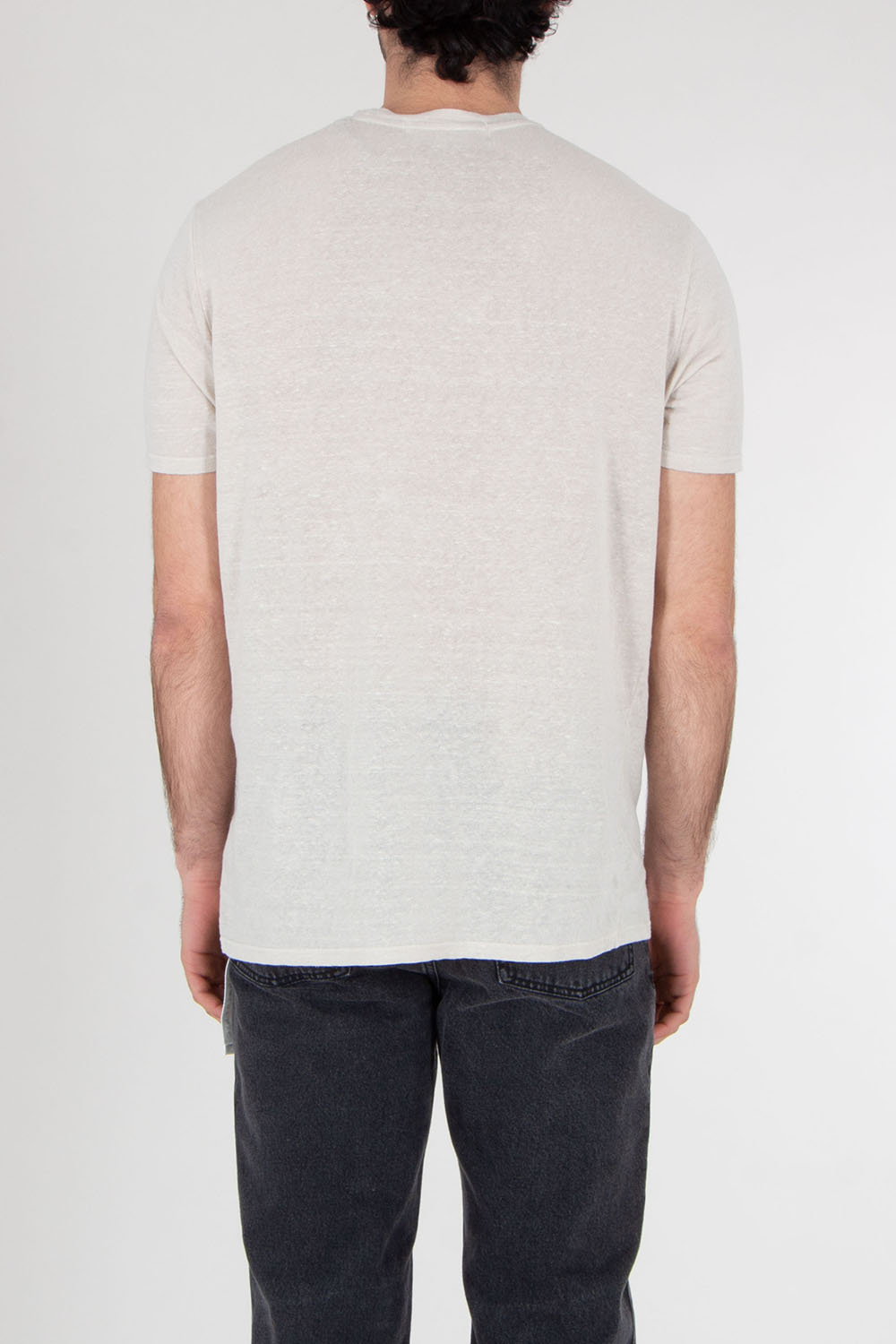 BOWERY NYC Regular Fit Linen Jersey T-Shirt Essential