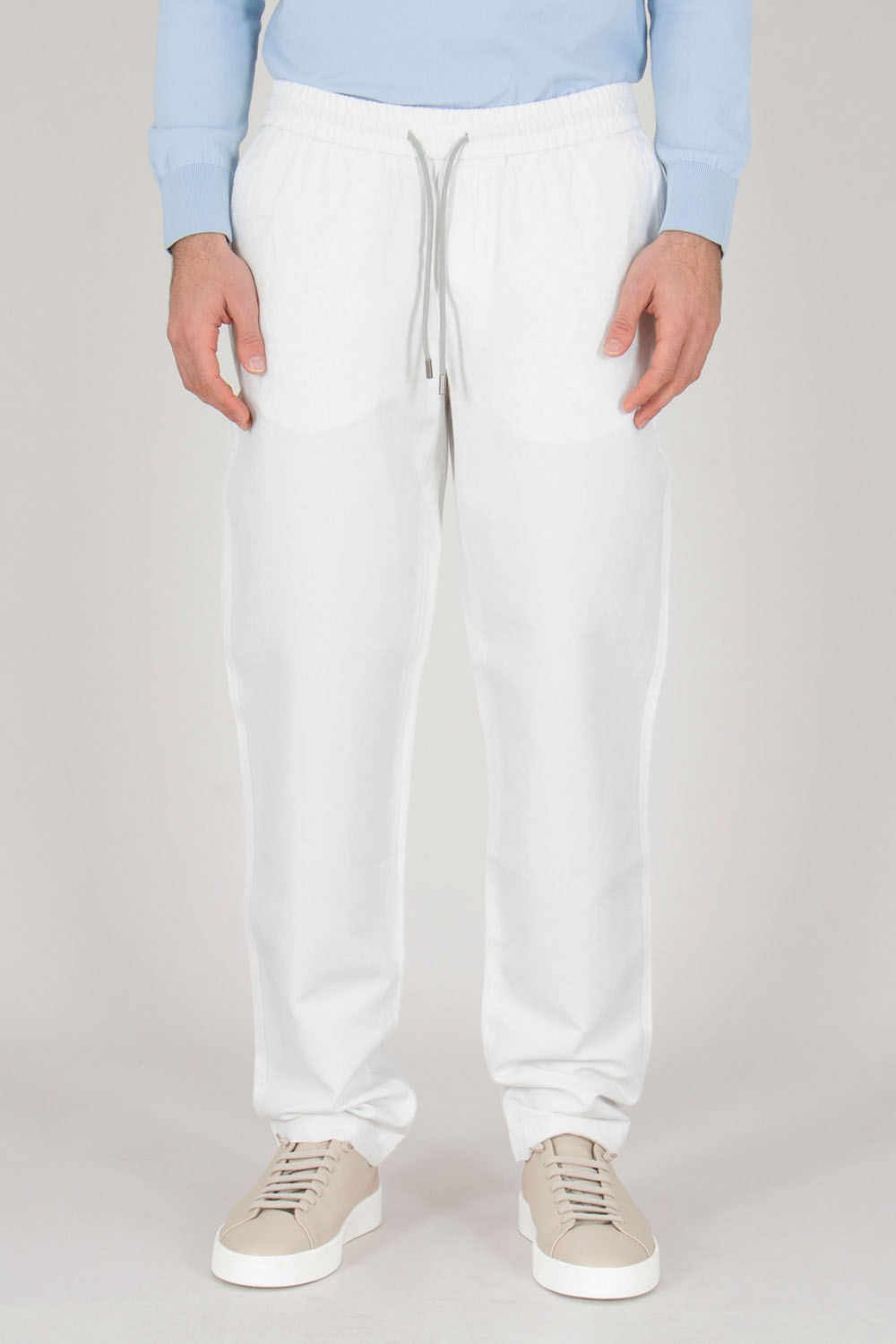 SEASE Regular Fit Cotton-Linen Blend Drawstring Pants Summer Mindset