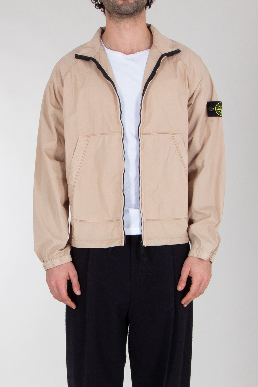 STONE ISLAND Relaxed Fit Cotton Track Jacket