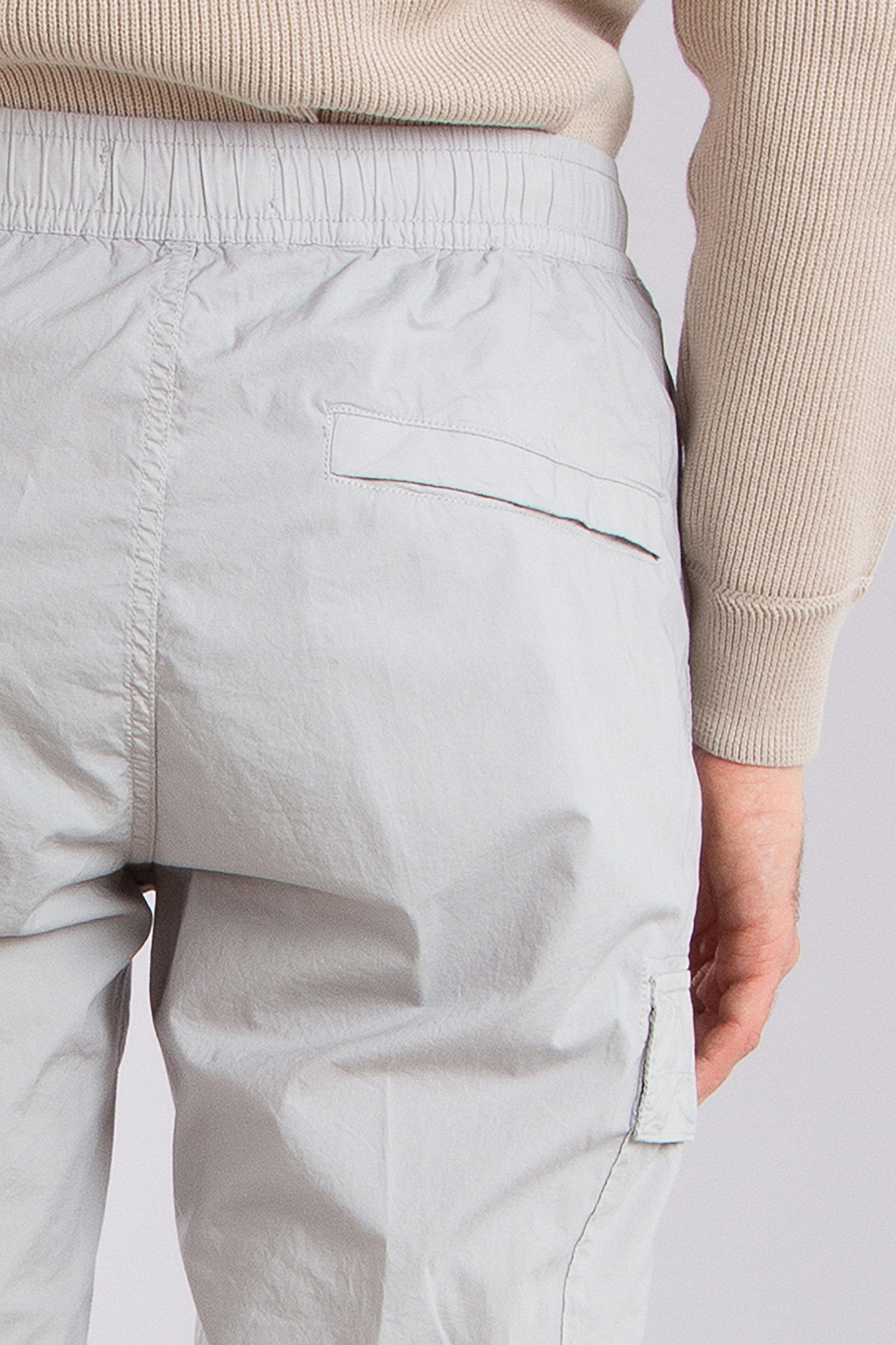 STONE ISLAND Regular Tapered Stretch Cotton Tela 'Paracadute' Pants STONE ISLAND Regular Tapered Stretch Cotton Tela 'Paracadute' Pants