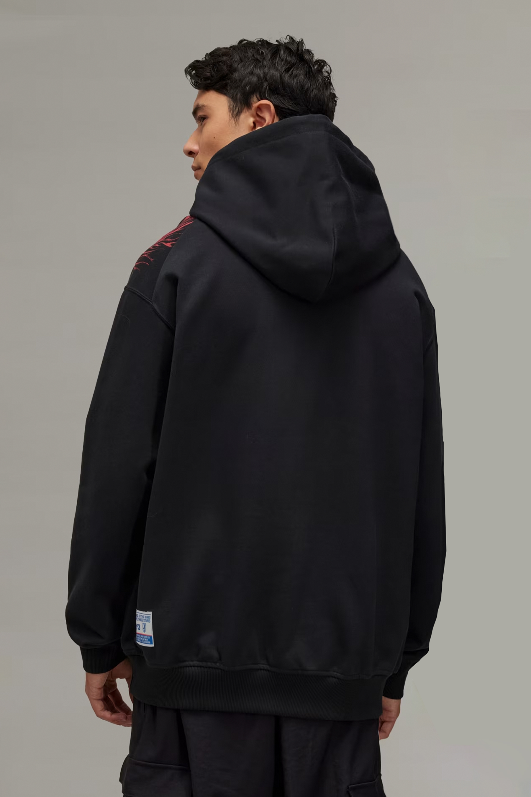 Y-3 X JFA Printed Cotton Blend Hoodie Y-3 X JFA Printed Cotton Blend Hoodie