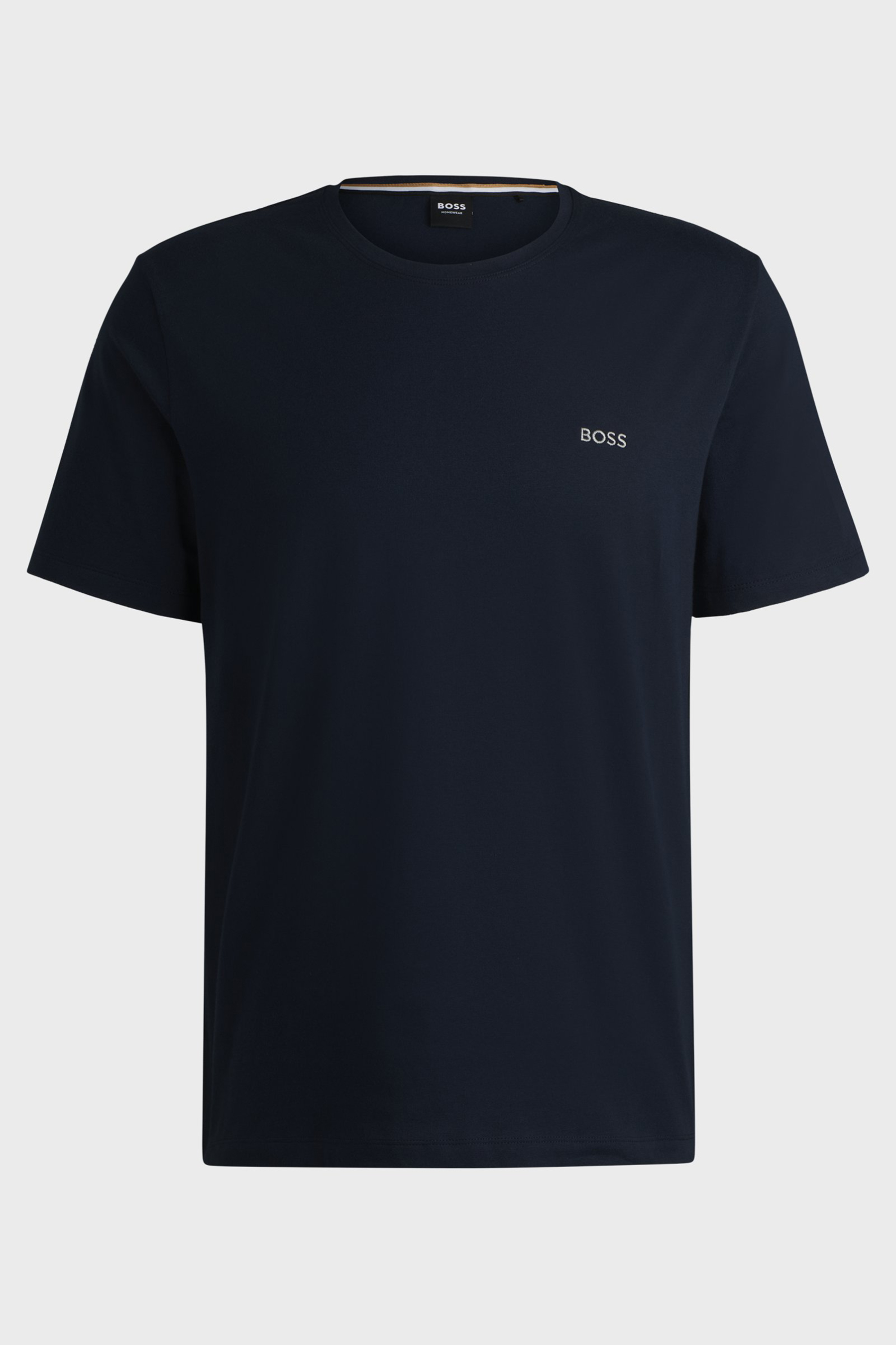 BOSS Regular Fit Embroidered Stretch Cotton Jersey Mix&Match T-Shirt