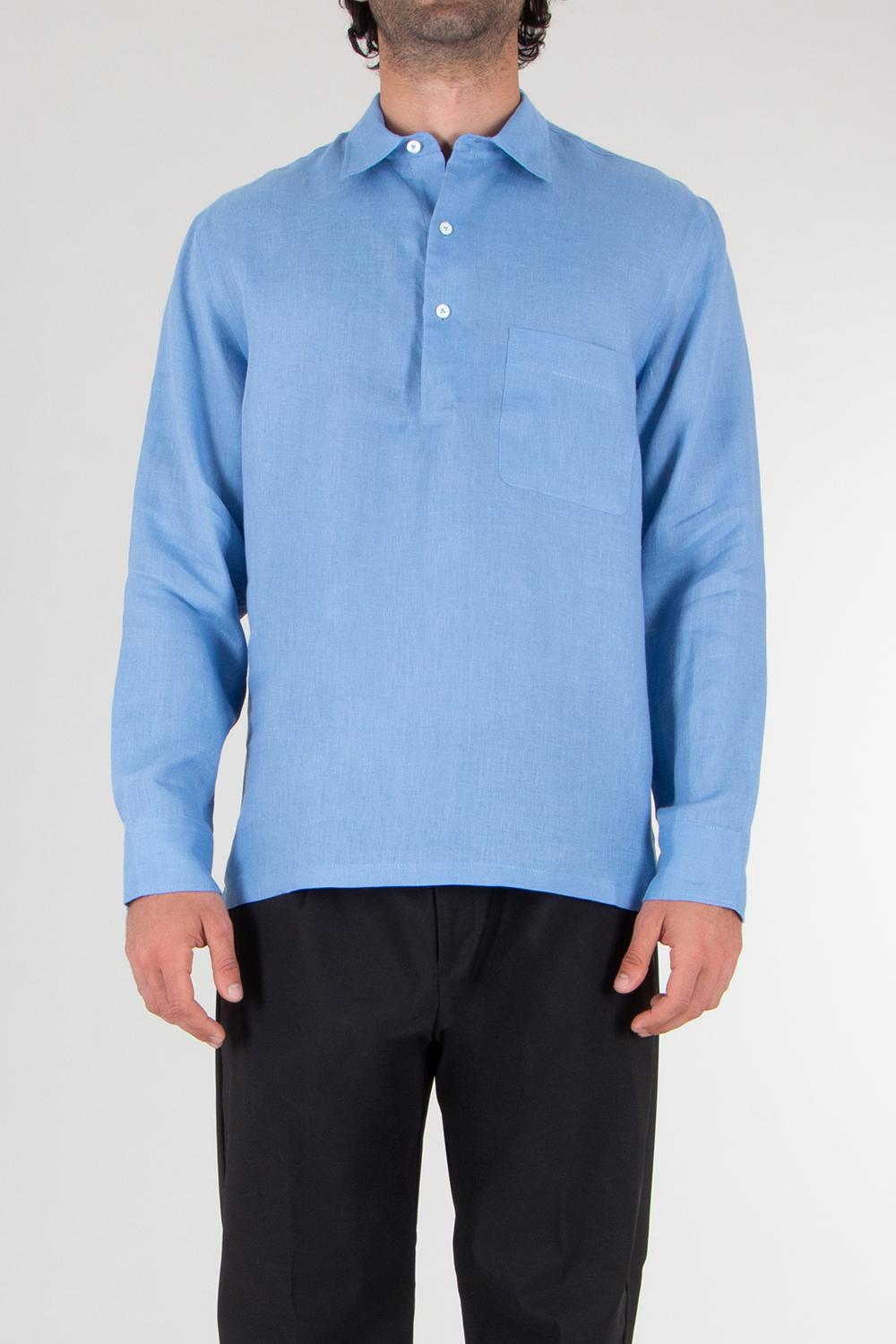 VAN LAACK Relaxed Fit Linen Tunic Shirt Romin