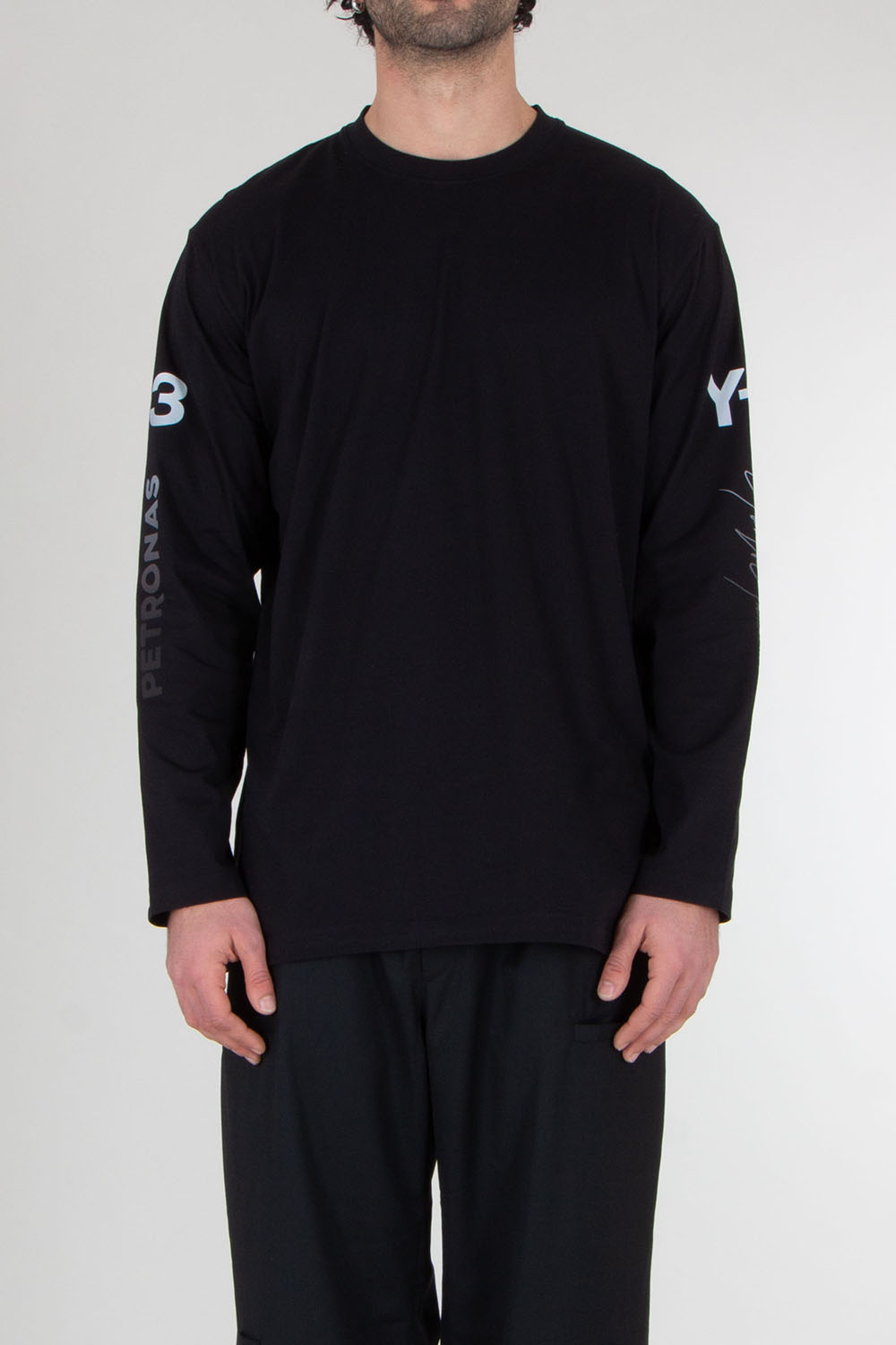 Y-3 x MERCEDES AMG PETRONAS Regular Fit Cotton Longsleeve