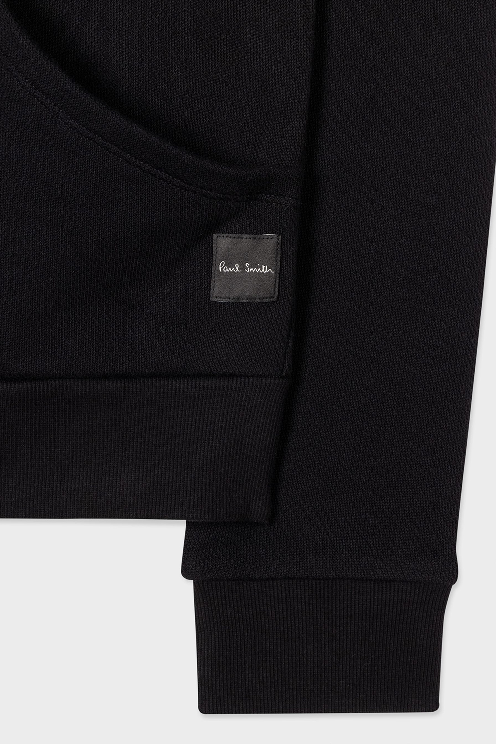 PAUL SMITH Regular Fit Artist Stripe Rib Cotton Fleece Zip Lounge Top