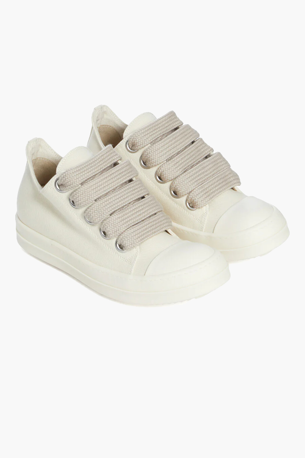 RICK OWENS DRKSHDW Overdyed Denim Jumbo Lace Low Sneakers