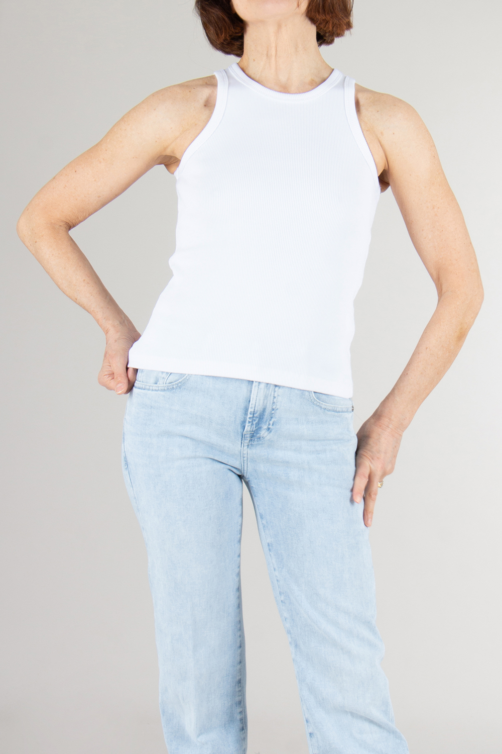 KIEFERMANN Ribbed Organic Cotton Top