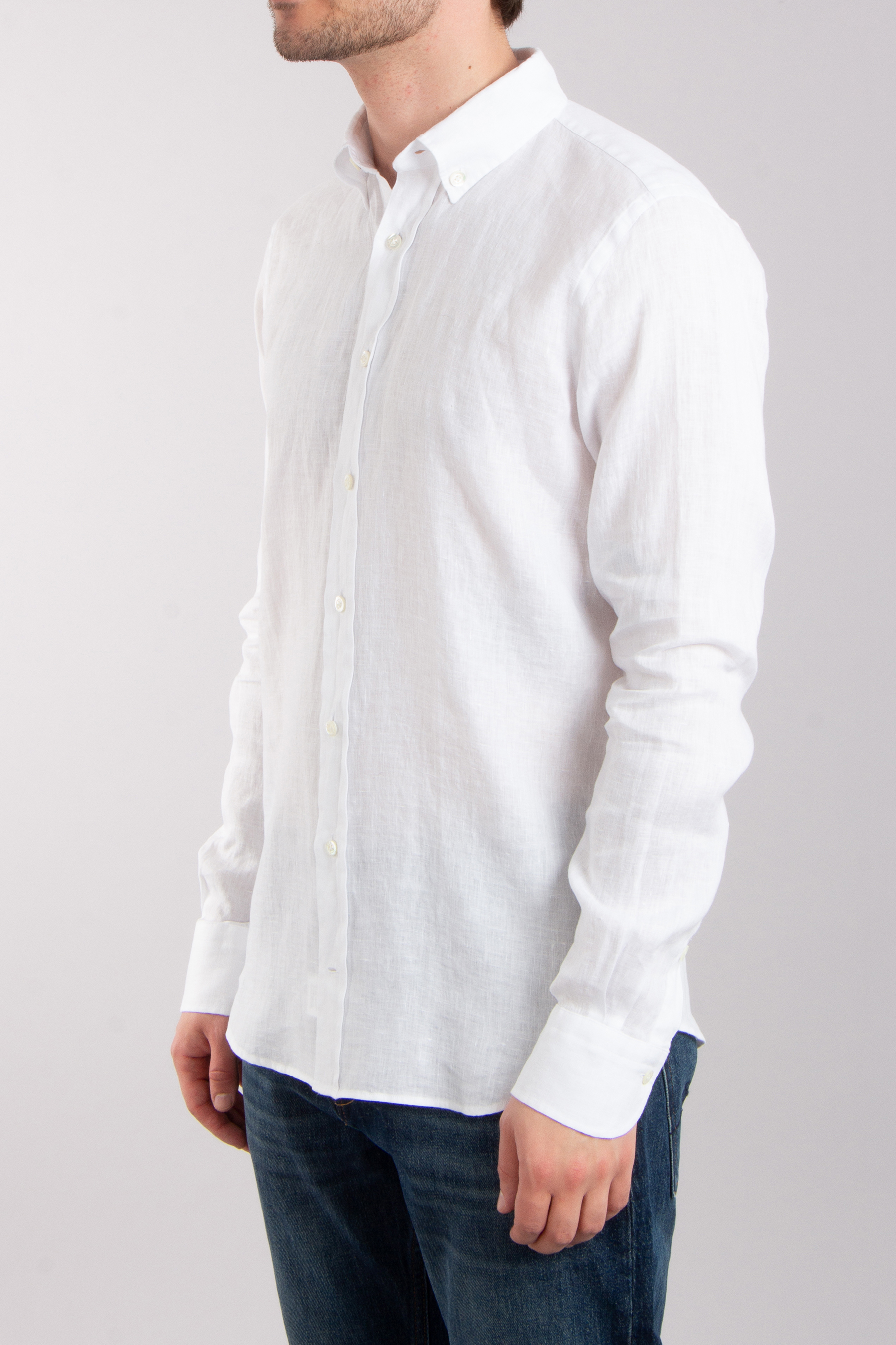 DU4 Slim Fit Linen Shirt Nico