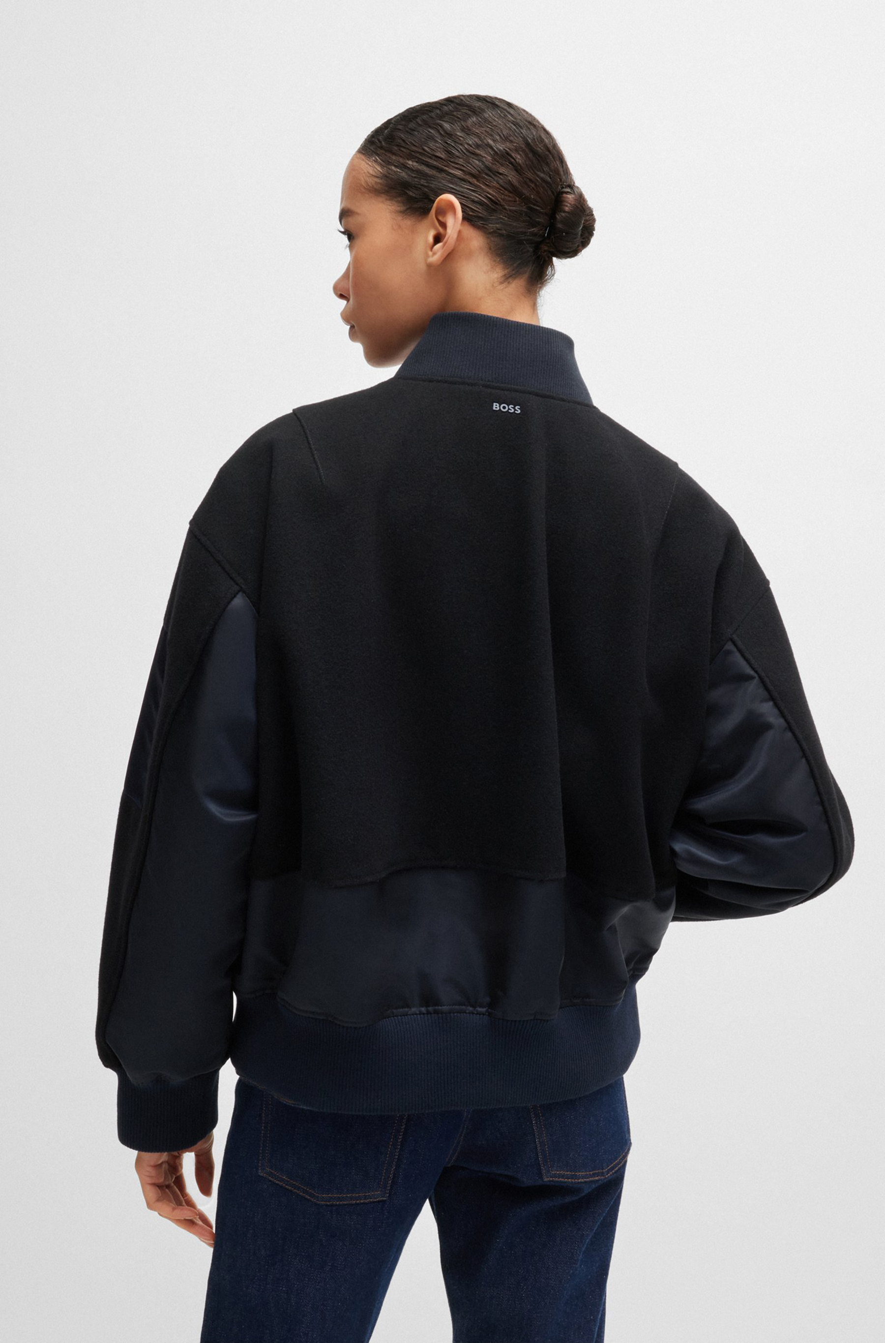 BOSS Nylon Bomber Jacket Pamilano BOSS Nylon Bomber Jacket Pamilano