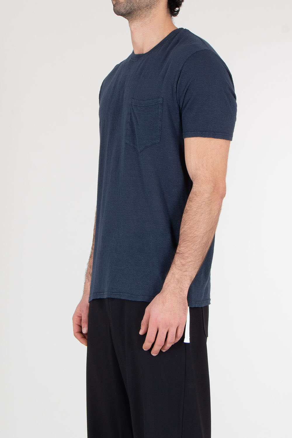 BOWERY NYC Regular Fit Linen T-Shirt