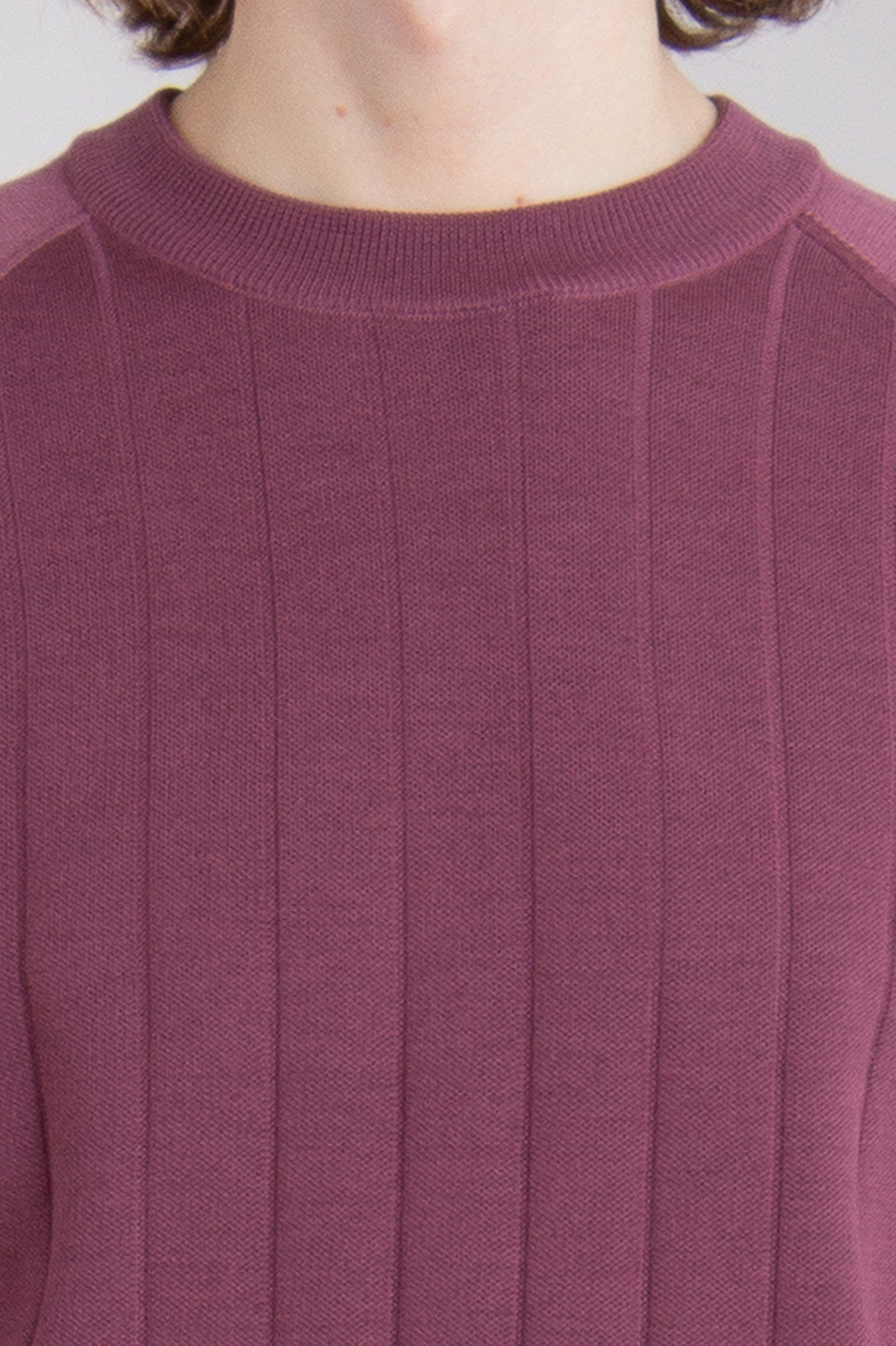 BOSS Striped Virgin Wool-Lyocell Blend Sweater H-Belugo BOSS Striped Virgin Wool-Lyocell Blend Sweater H-Belugo