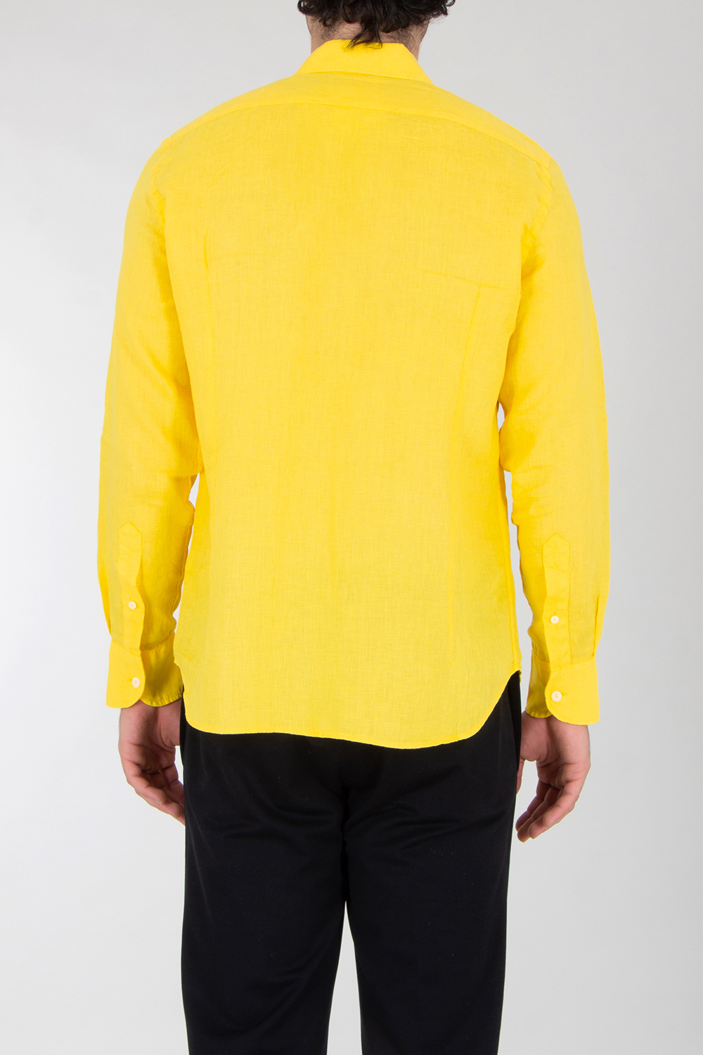 MC 2 SAINT BARTH Regular Fit Linen Shirt Pamplona