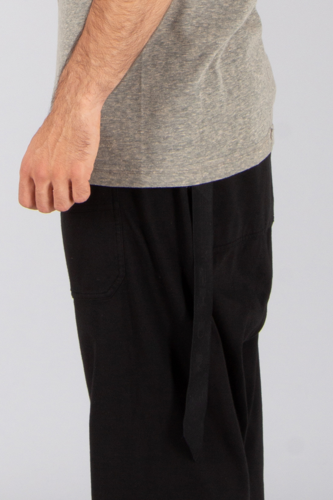 RICK OWENS DRKSHDW Regular Fit Organic Cotton Blend Jersey Level T-Shirt Hosen, Leinen, Erwachsener, Mann, Person