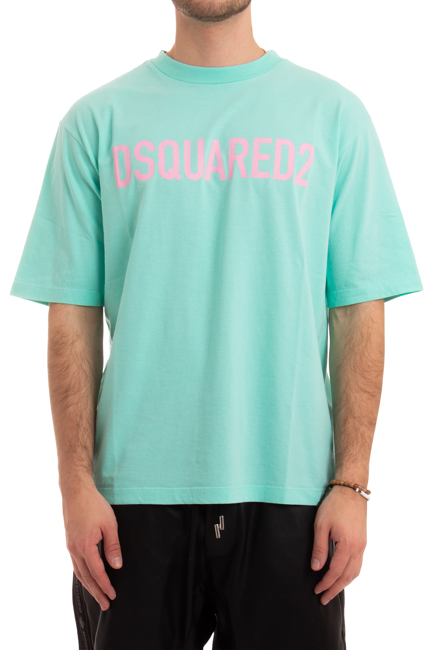 DSQUARED2 Printed Loose Fit Cotton T-Shirt DSQUARED2 Printed Loose Fit Cotton T-Shirt