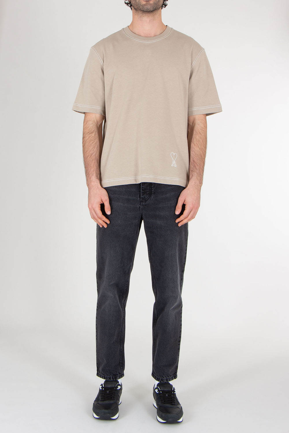 AMI PARIS Oversized Cotton T-Shirt